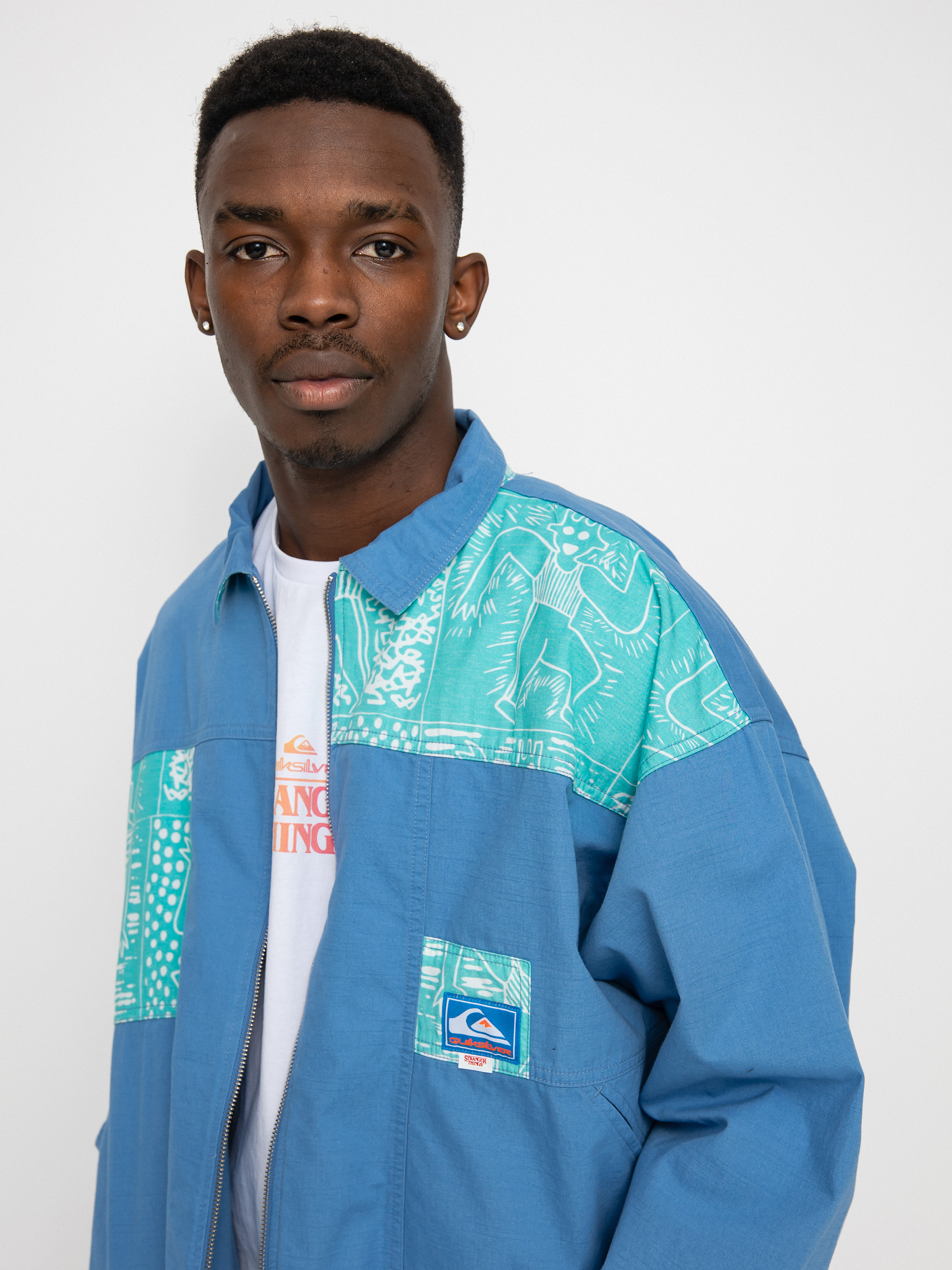 Quiksilver X Stranger Things The Hawkins Jacket - blue (riviera)