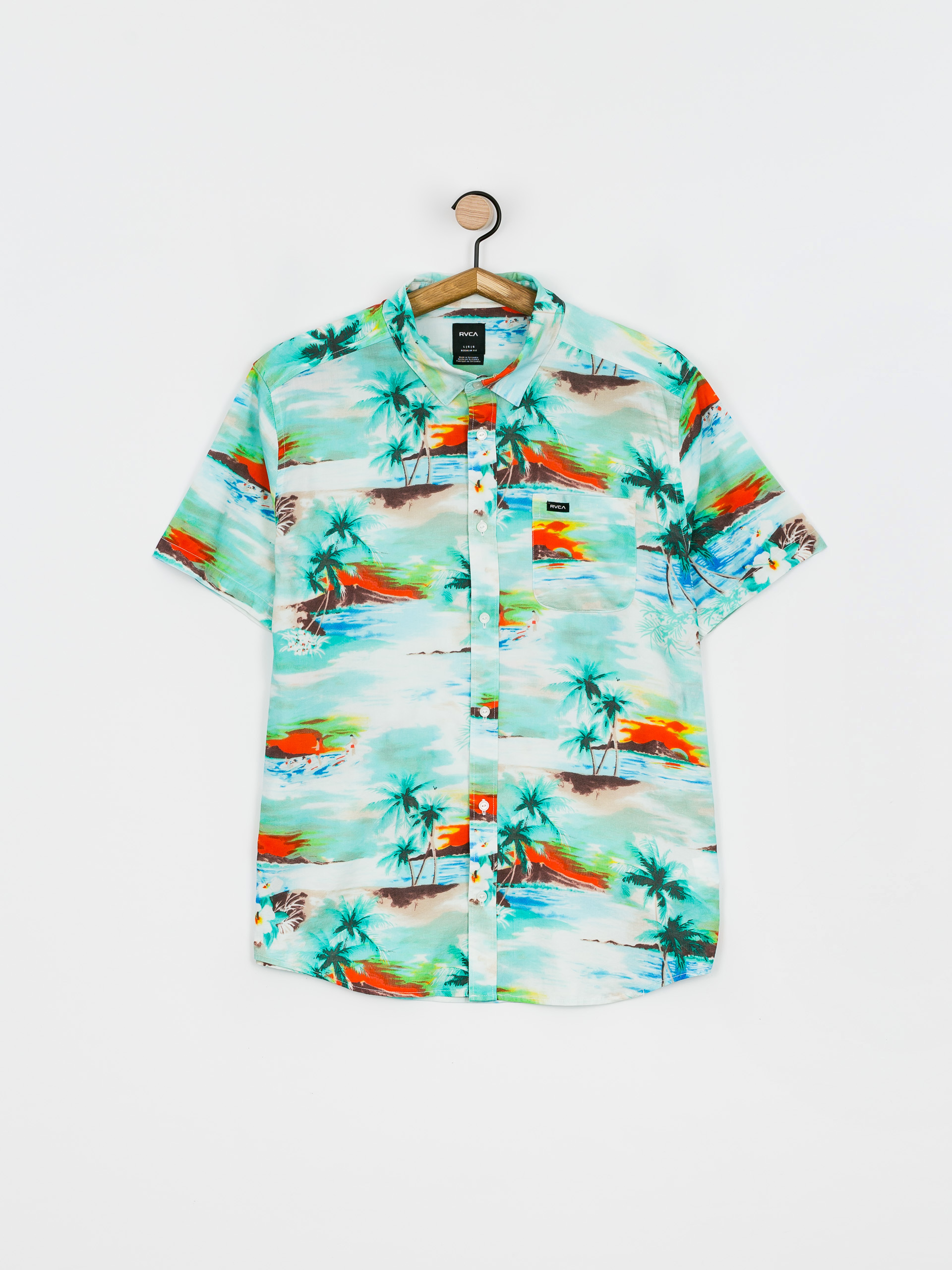 RVCA Paradiso Hemd (teal)