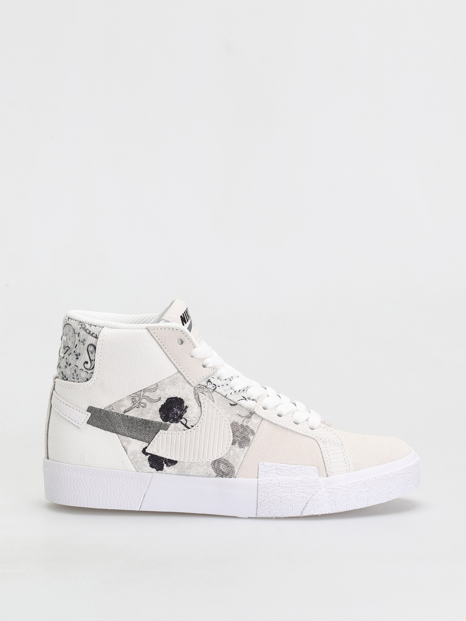 Nike SB Zoom Blazer Mid Premium Shoes (white/smoke grey white pure platinum)