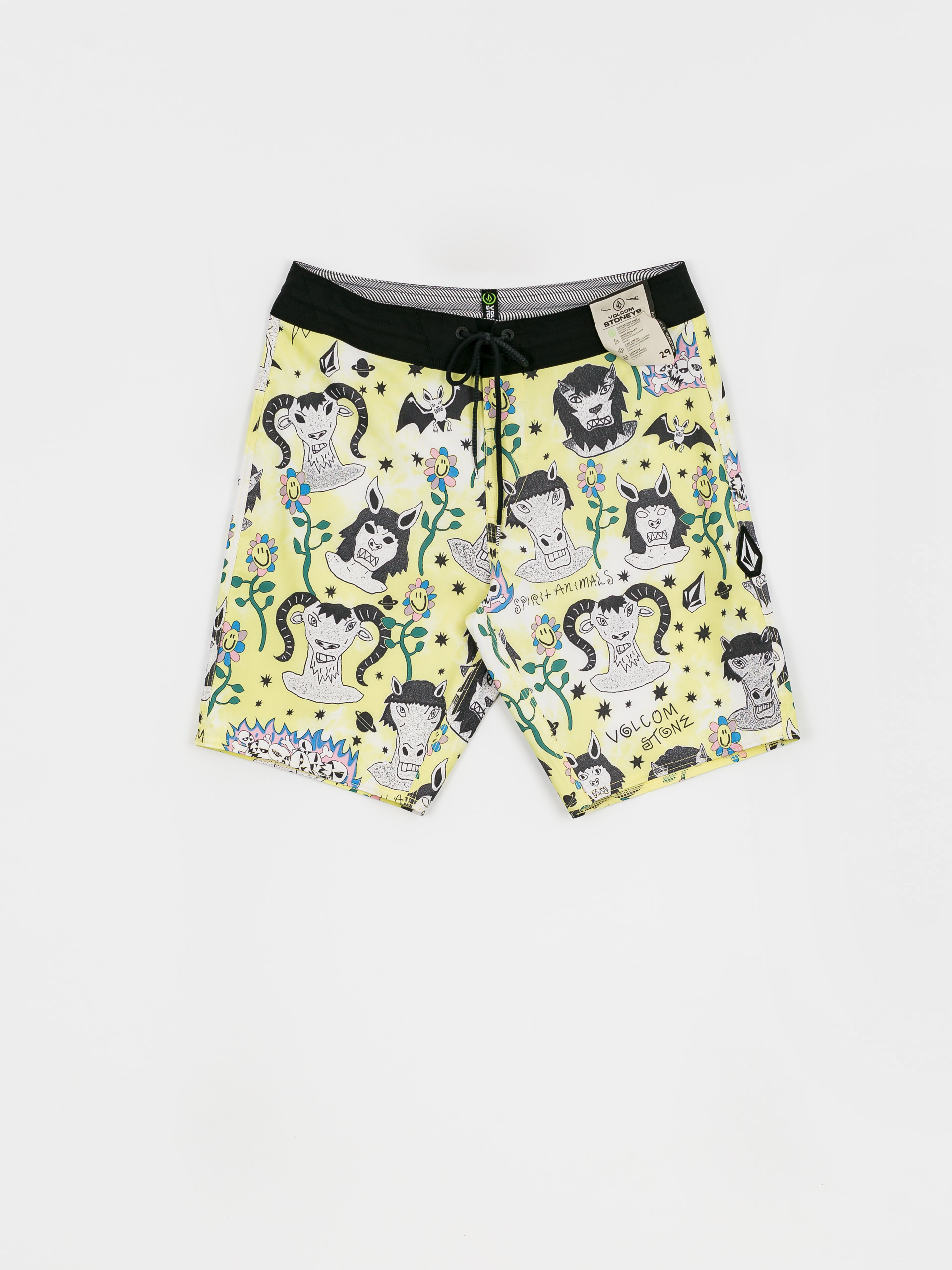 Volcom Surf Vitals Ozzy Stoney 19 Boardshorts (glimmer yellow)