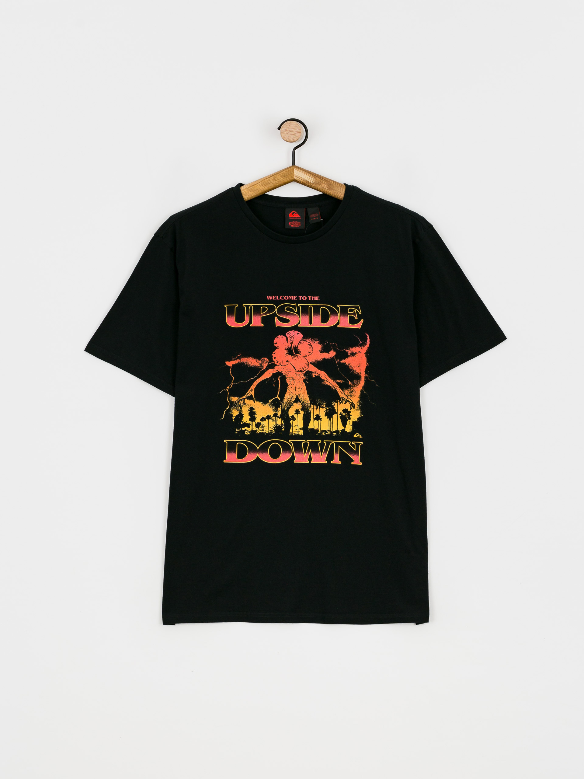 Quiksilver  X Stranger Things Welcome T-shirt (black)