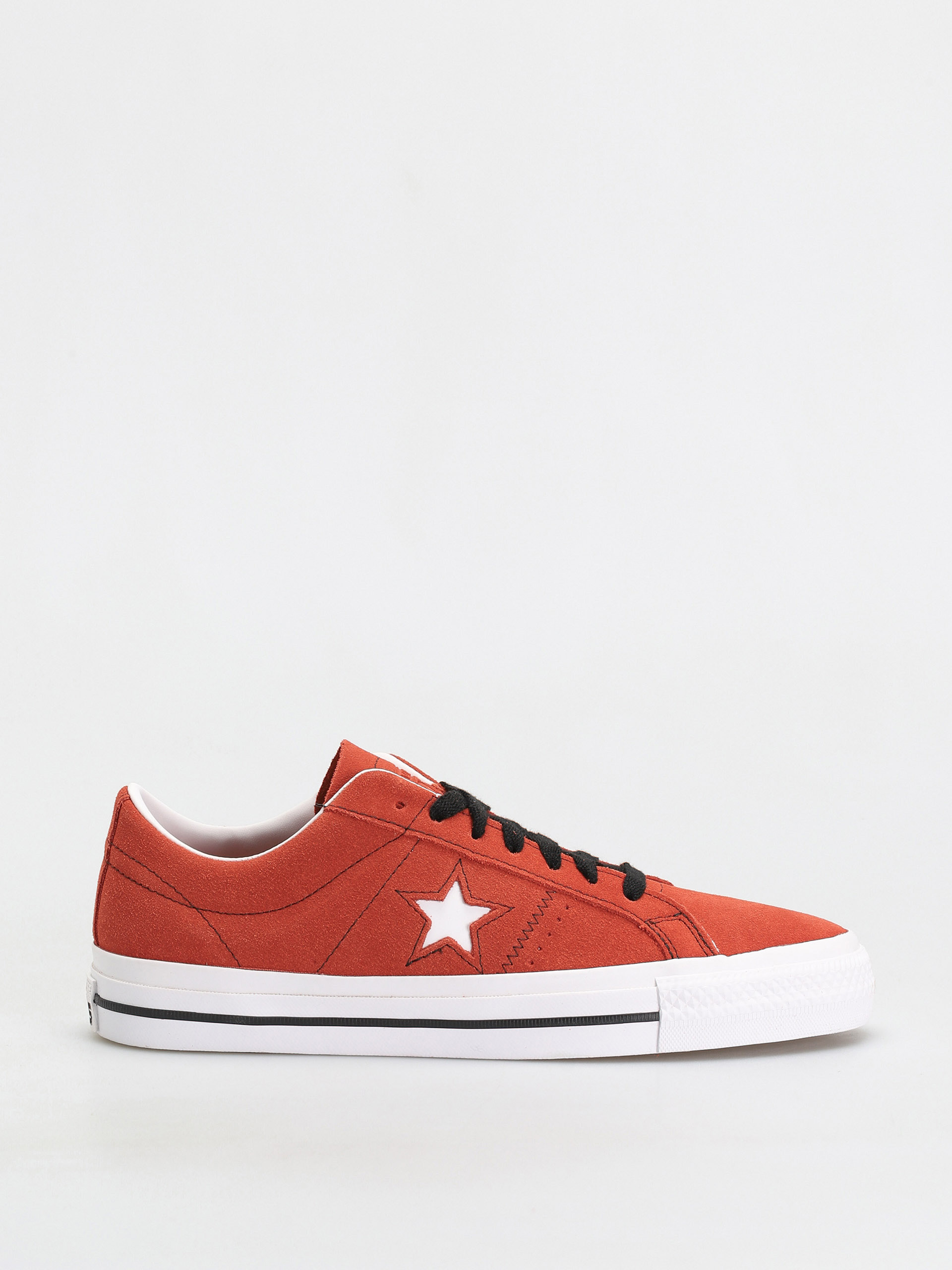 Converse One Star Pro Shoes (fire opal/black/white)