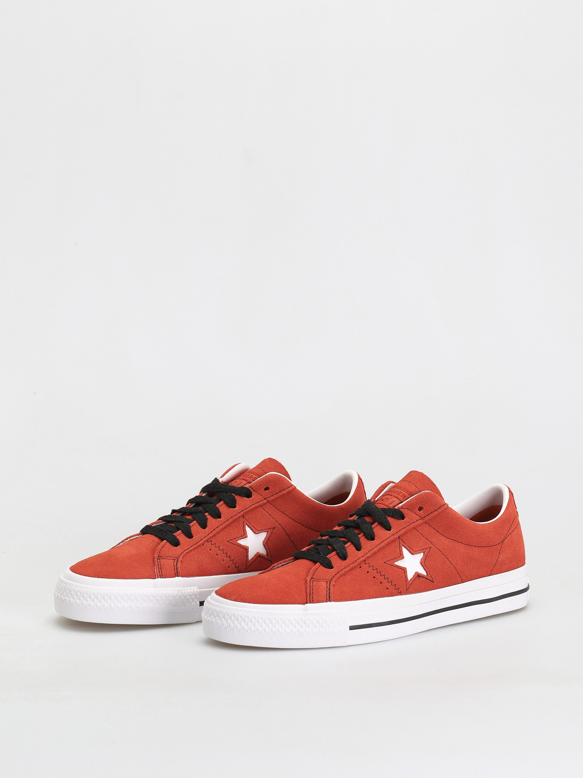 Converse One Star Pro Shoes (fire opal/black/white)