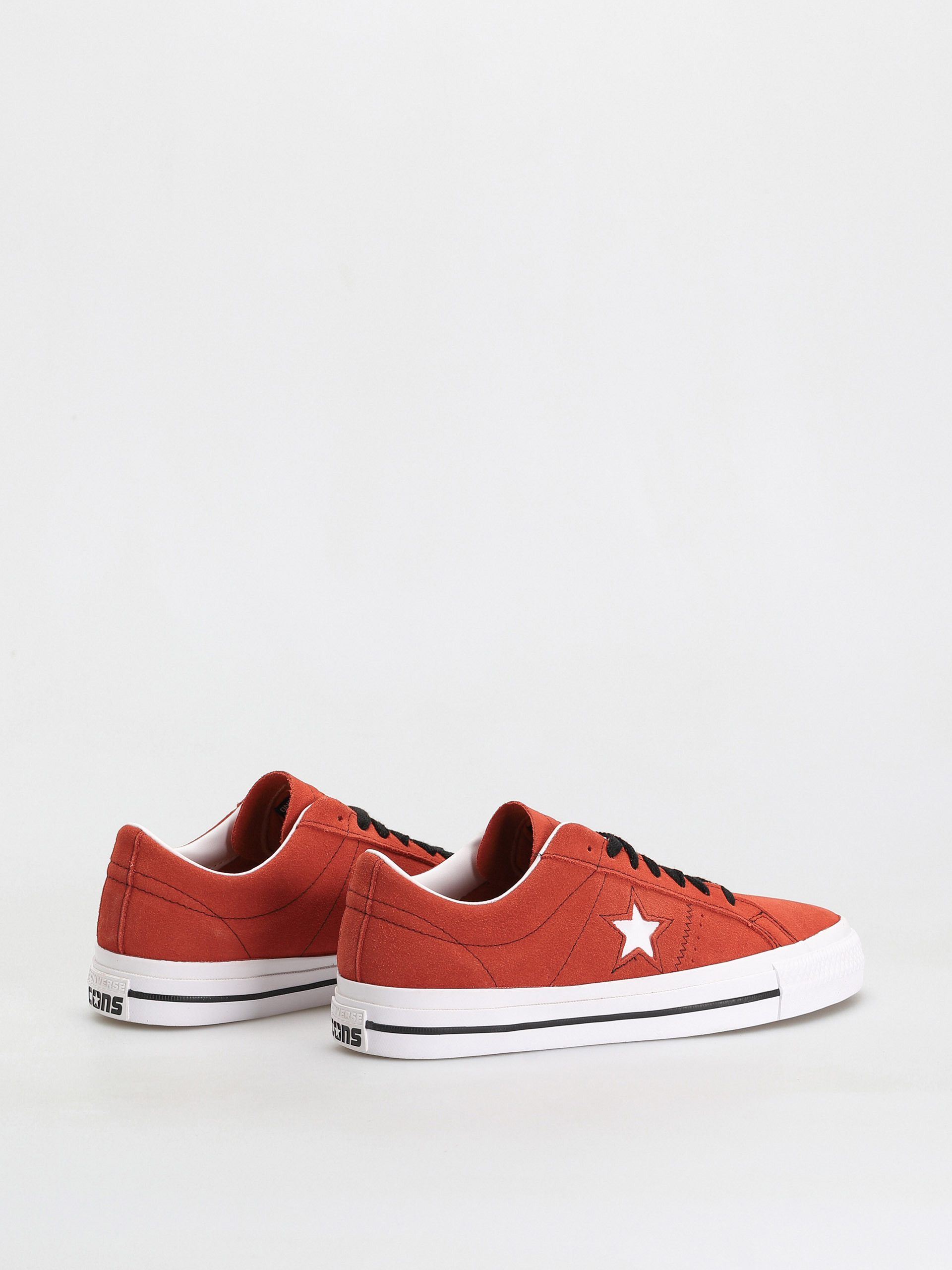 Converse One Star Pro Shoes (fire opal/black/white)