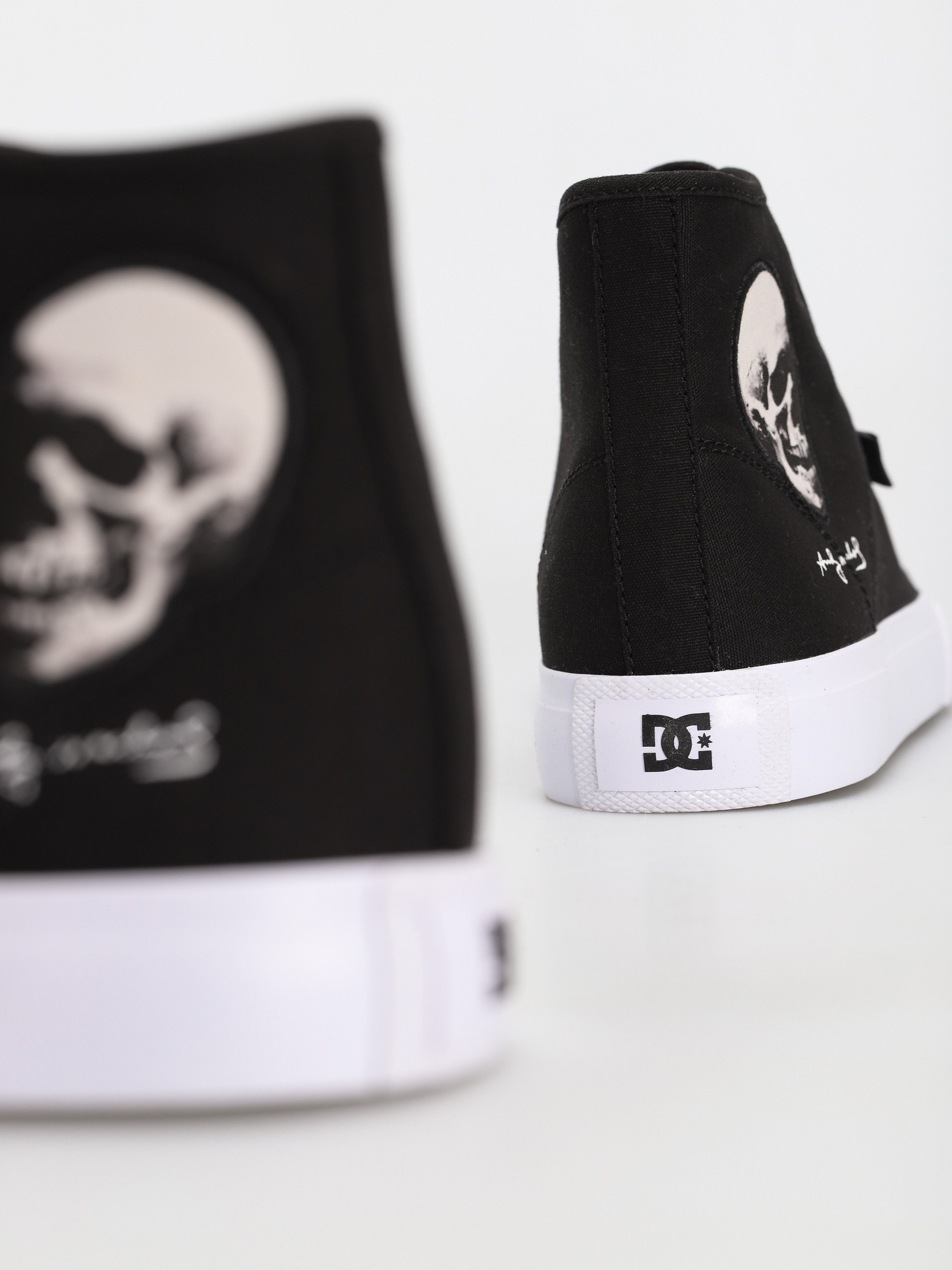 DC X Andy Warhol Manual Hi Shoes (black/white/red)