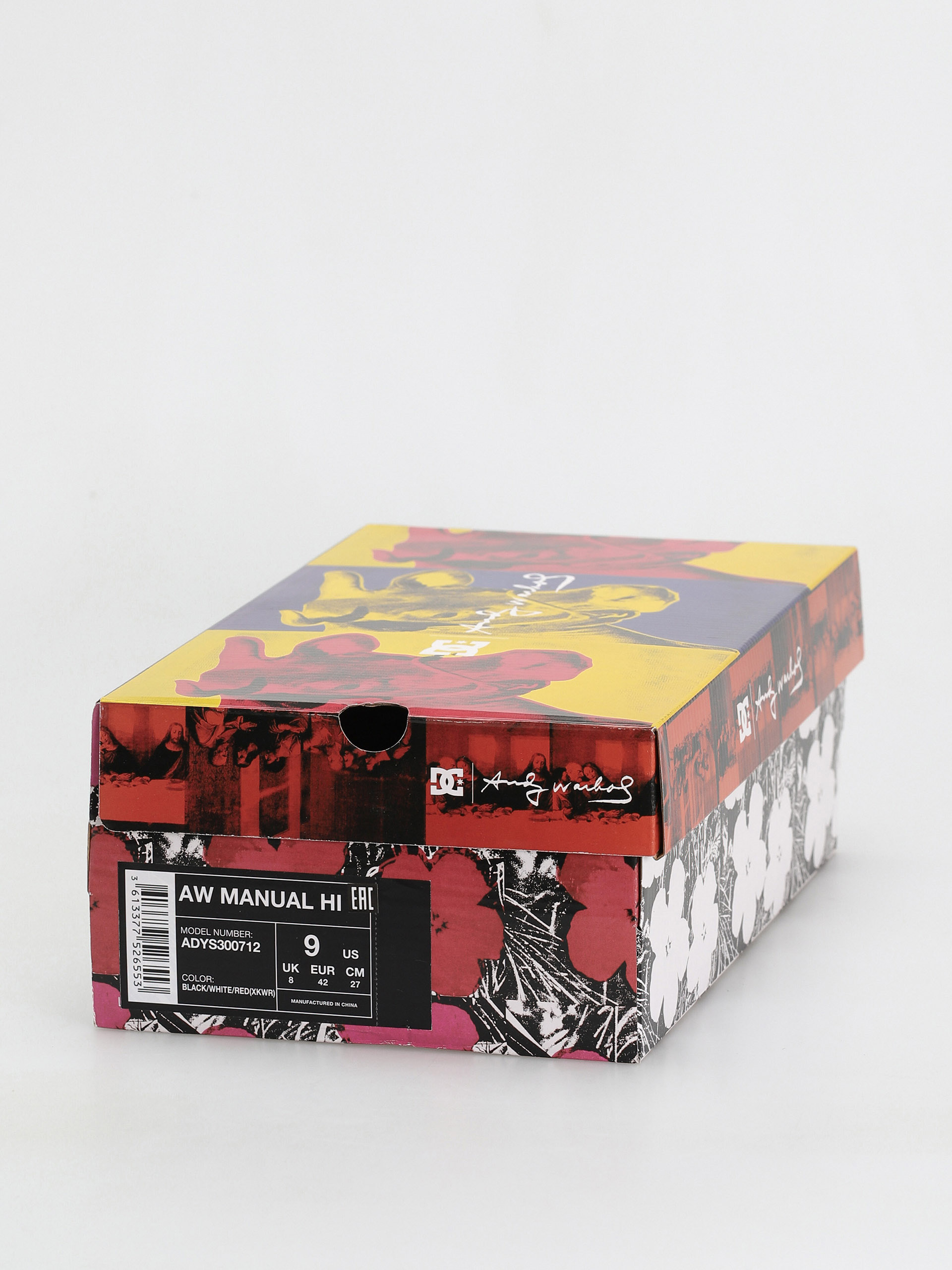 DC X Andy Warhol Manual Hi Shoes (black/white/red)