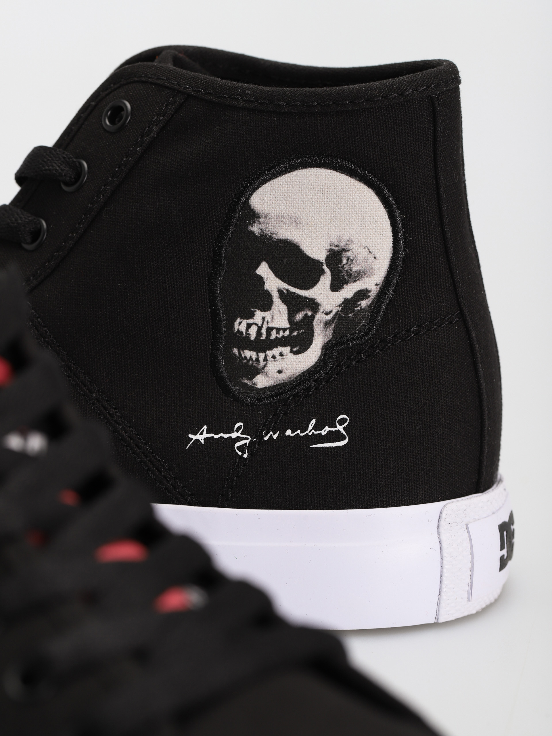 DC X Andy Warhol Manual Hi Shoes (black/white/red)