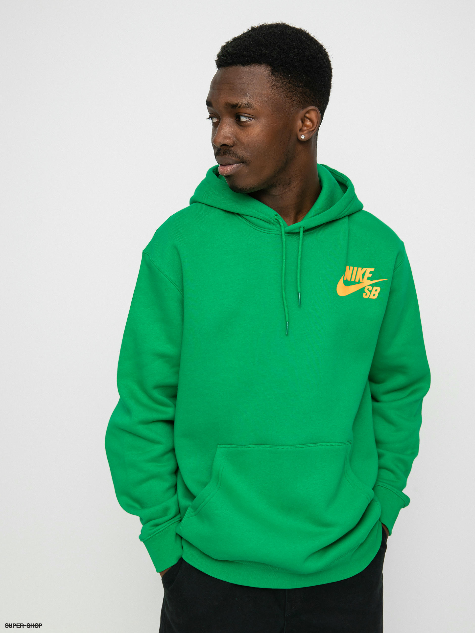 Green shop orange hoodie