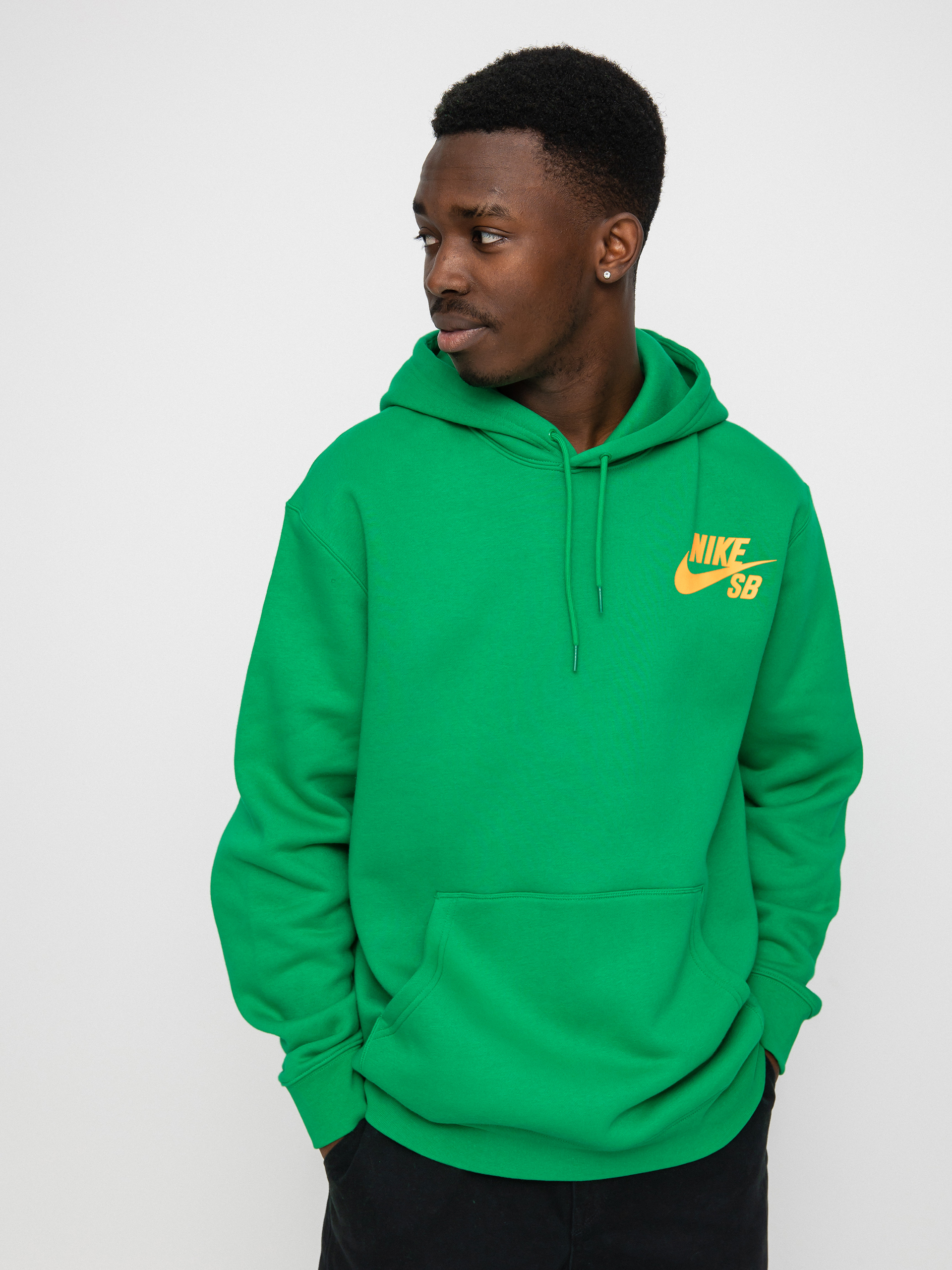 Nike SB Icon HD Hoodie (lucky green/total orange)