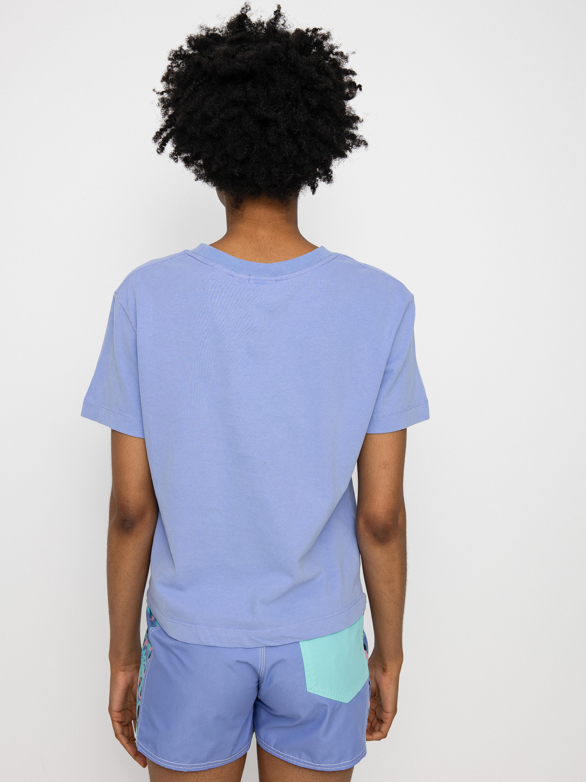 Quiksilver X Stranger Things 86 Crop T-shirt Wmn (jacaranda)