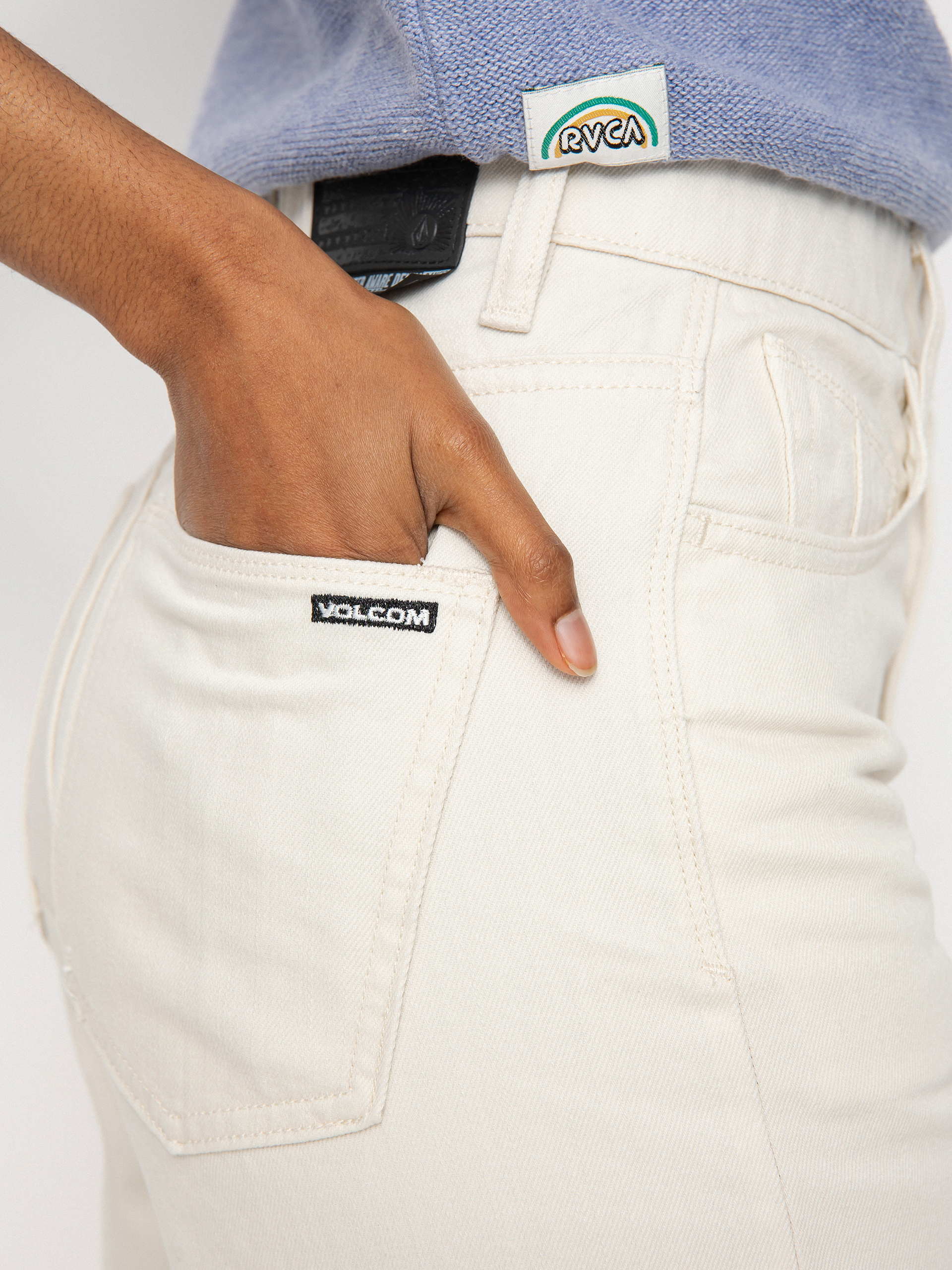 Volcom Weellow Denim Hose Wmn (cloud)