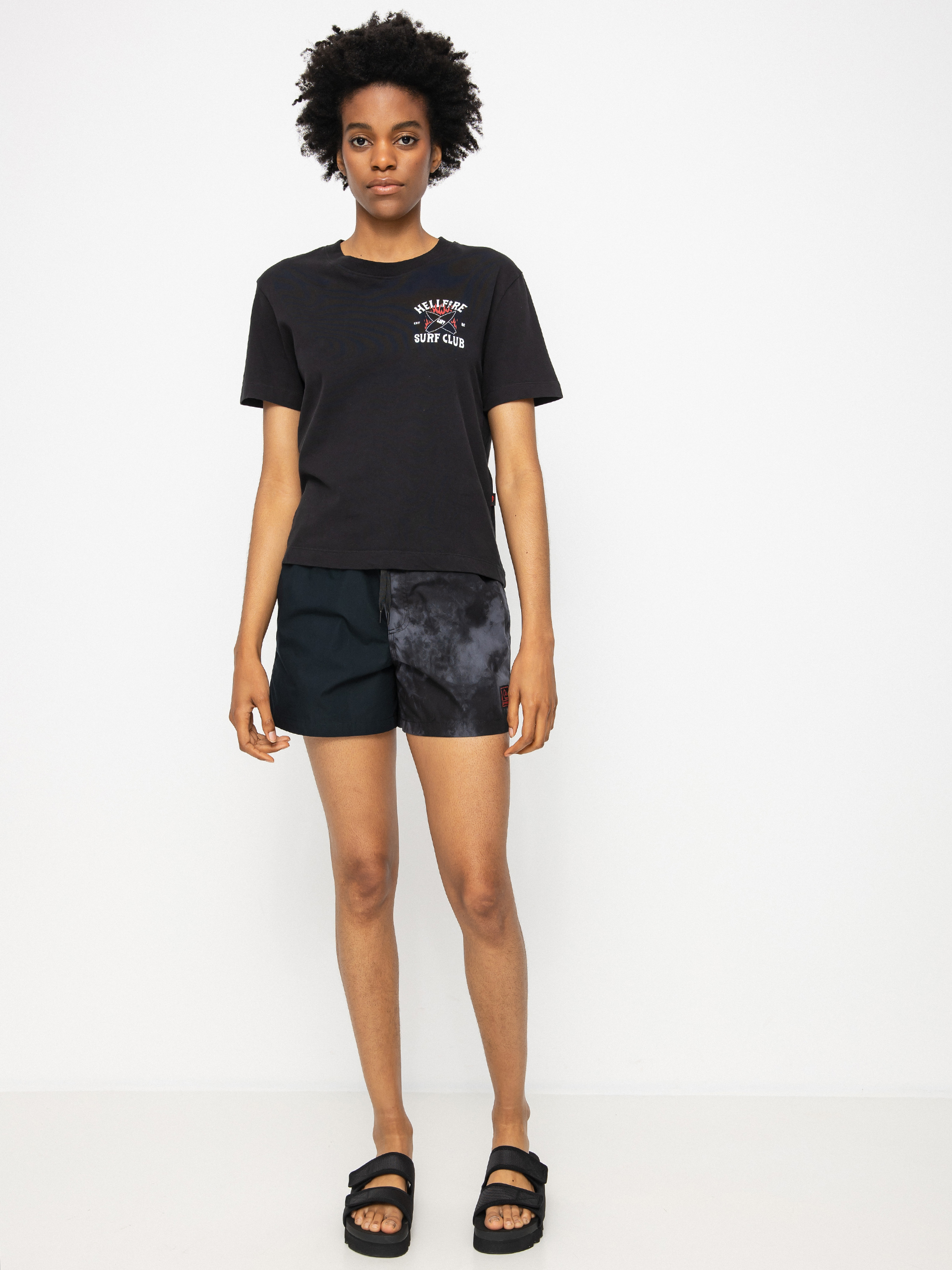 Quiksilver X Stranger Things 86 Crop T 