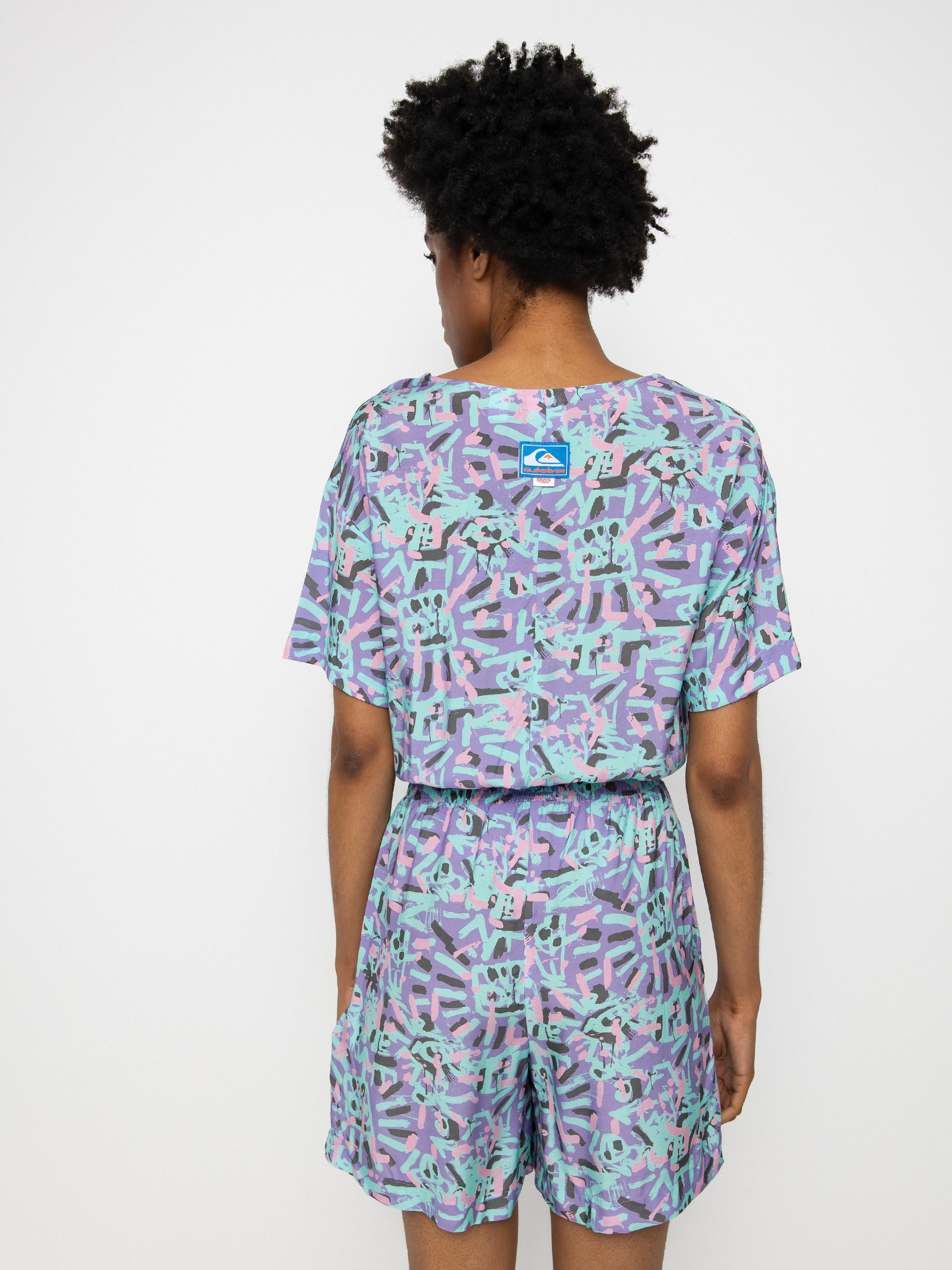 Quiksilver X Stranger Things Lenora Woven Romper Dress Wmn (lenora warpaint marlin)
