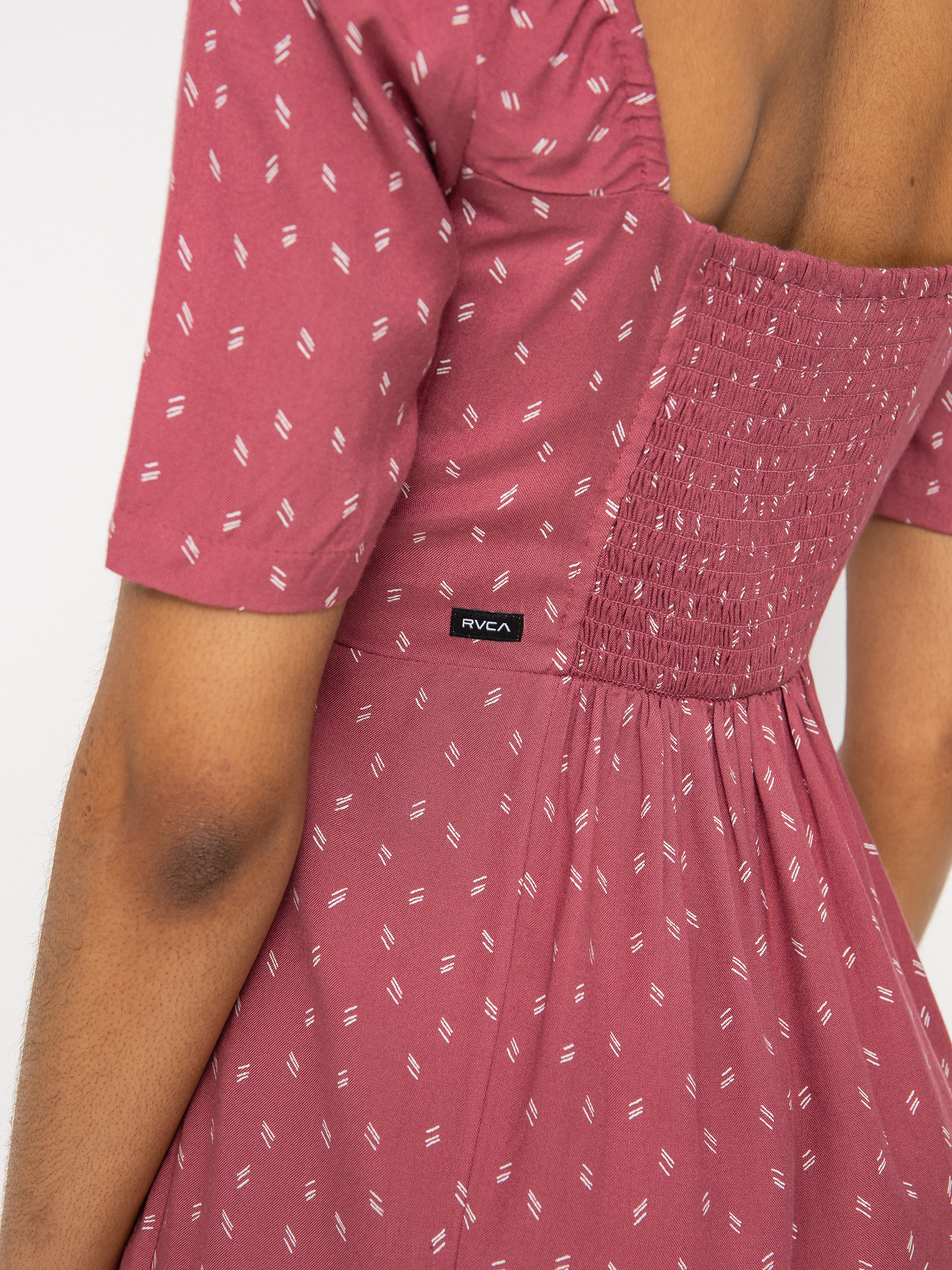 RVCA Peachy Dress Wmn (plum berry)
