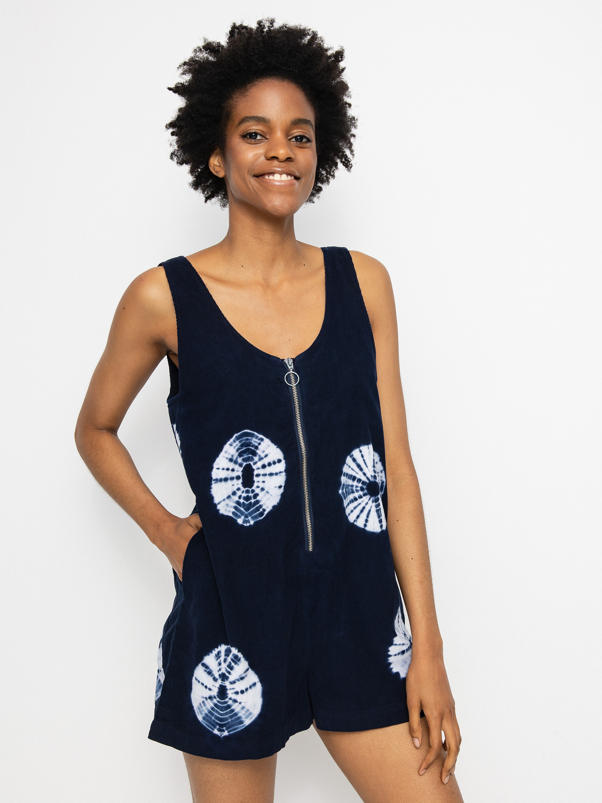 Element Pinafore Shorts Wmn (circle tiedye)