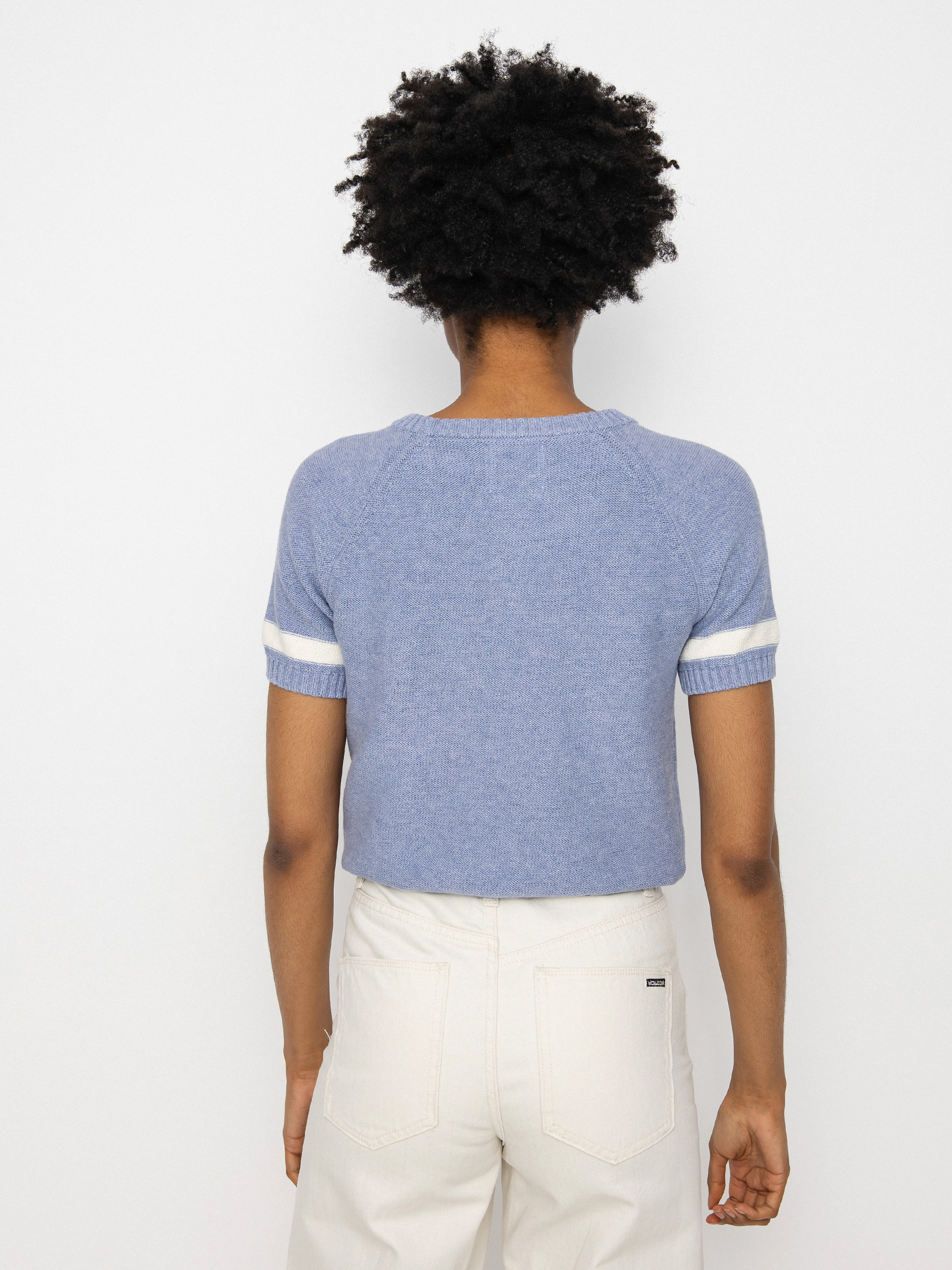 RVCA Goals Sweater Wmn (grey purple)