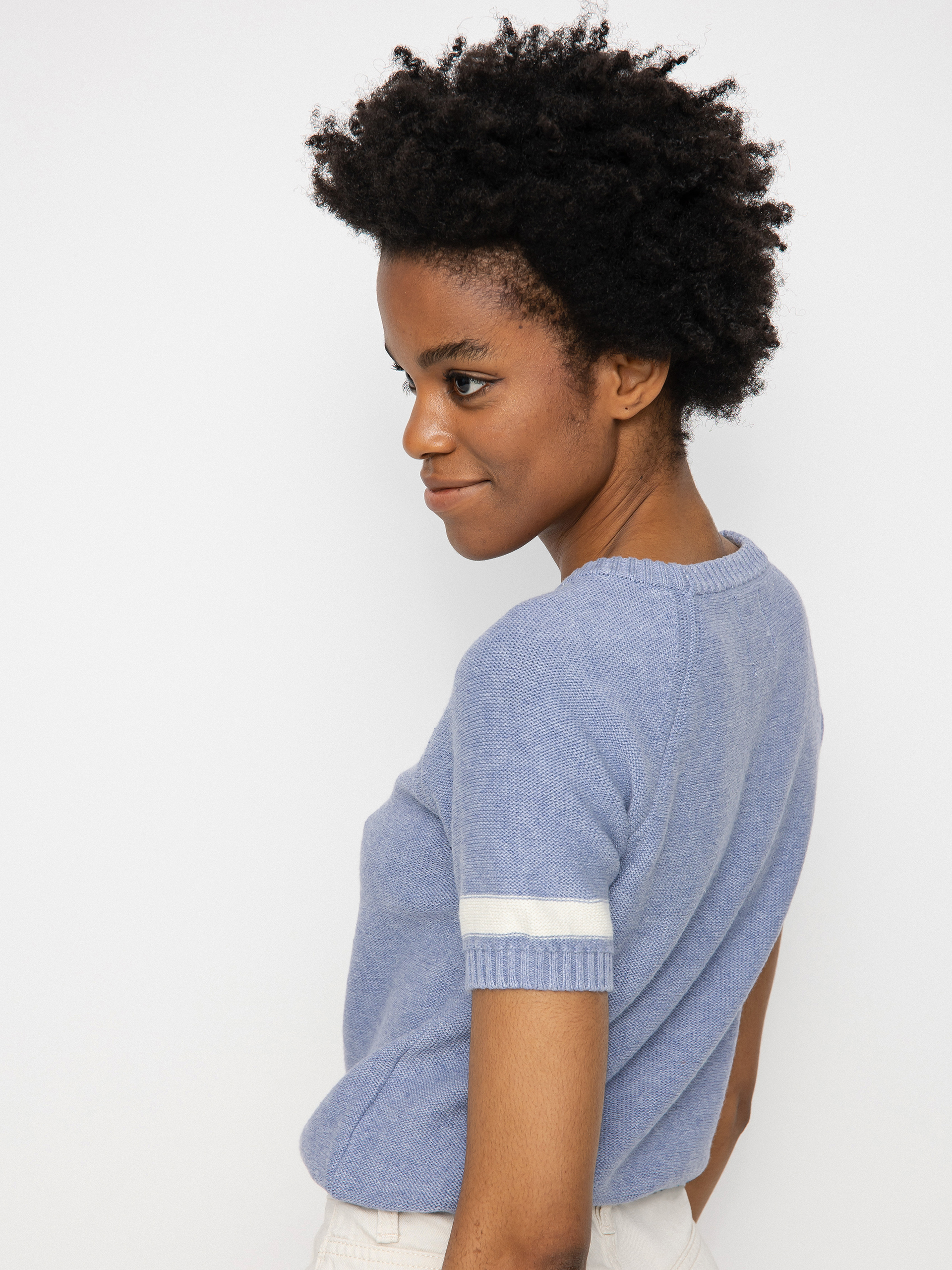 RVCA Goals Sweater Wmn (grey purple)