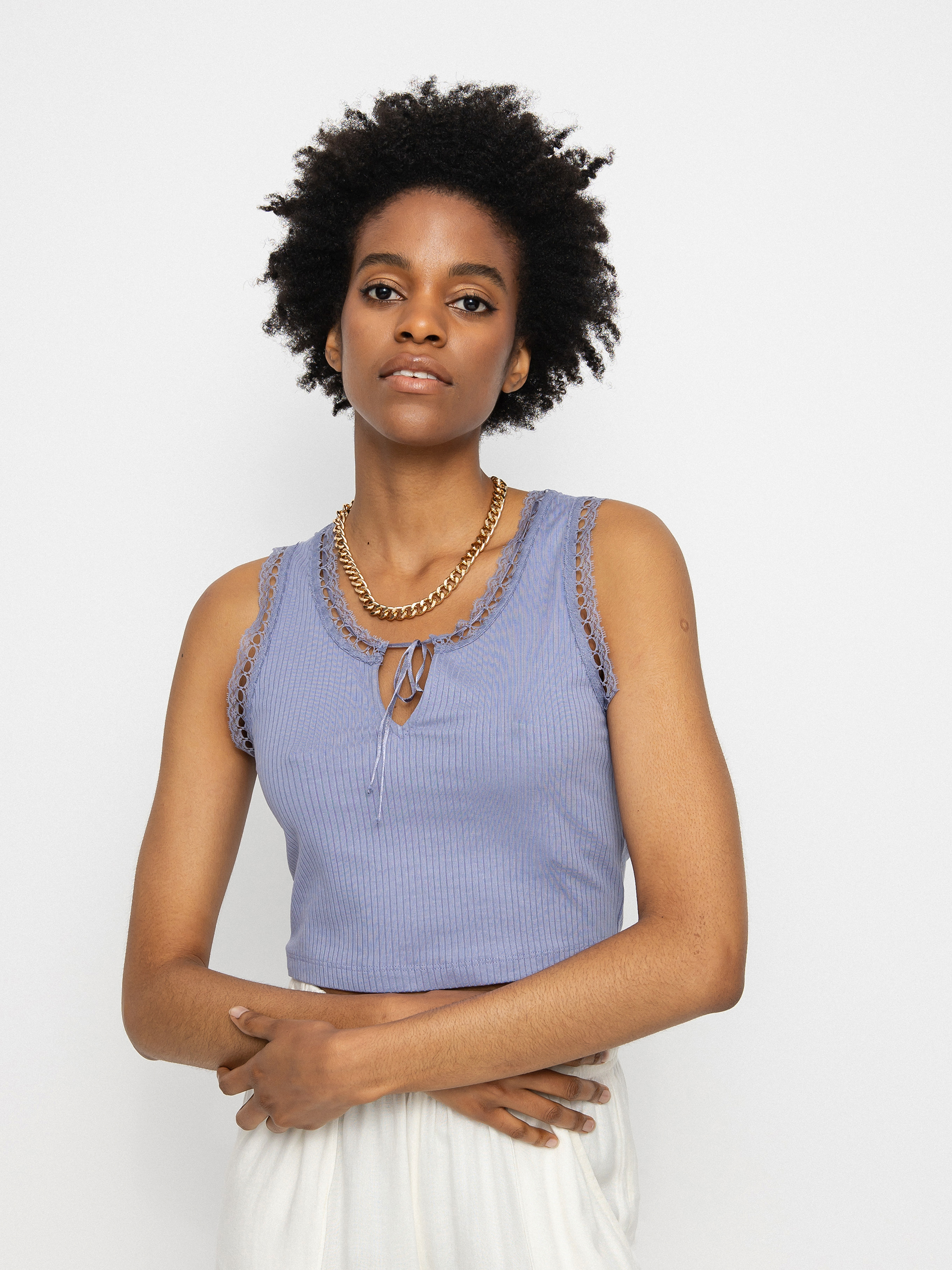 RVCA Mille Tank top Wmn (grey purple)