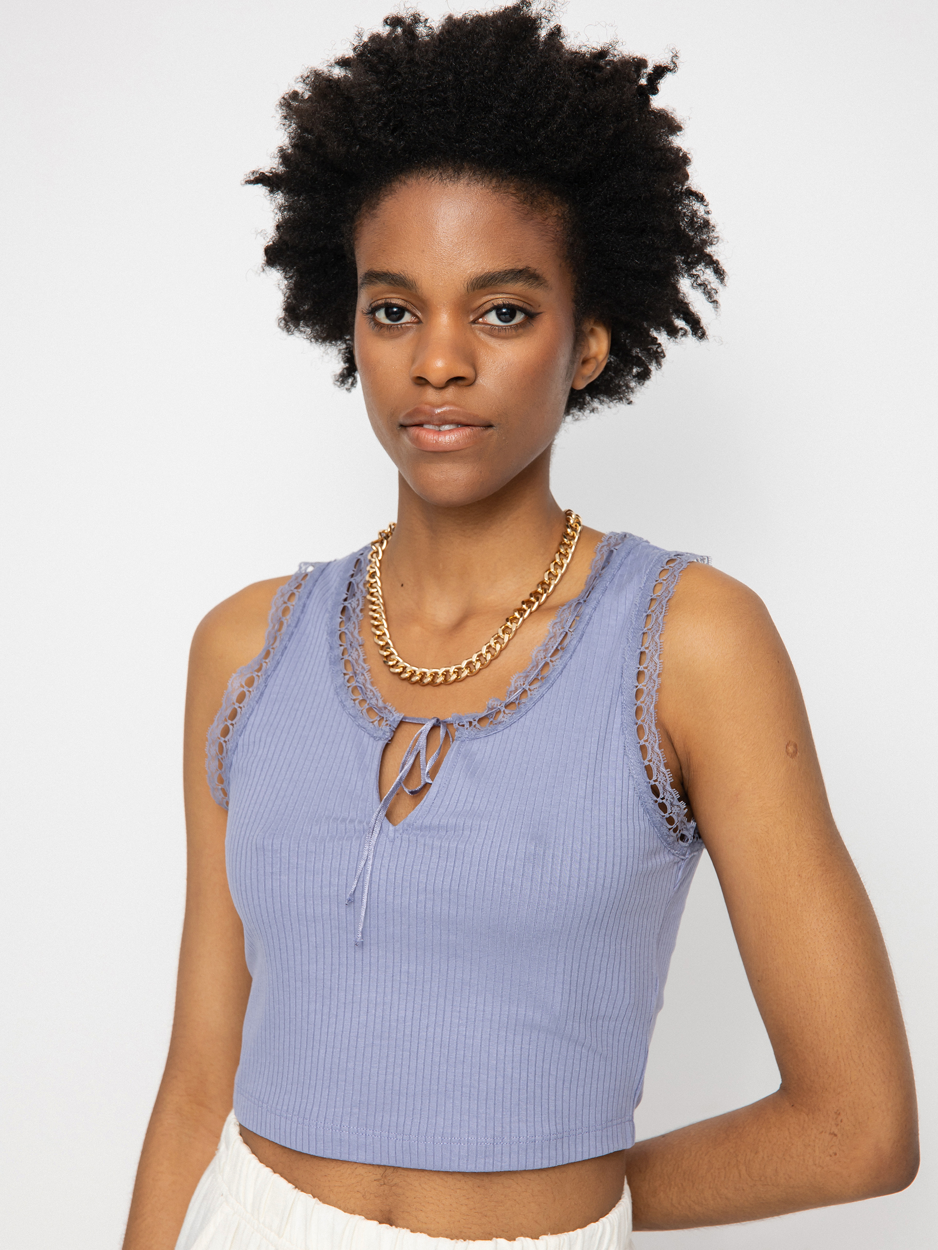 RVCA Mille Tank top Wmn (grey purple)