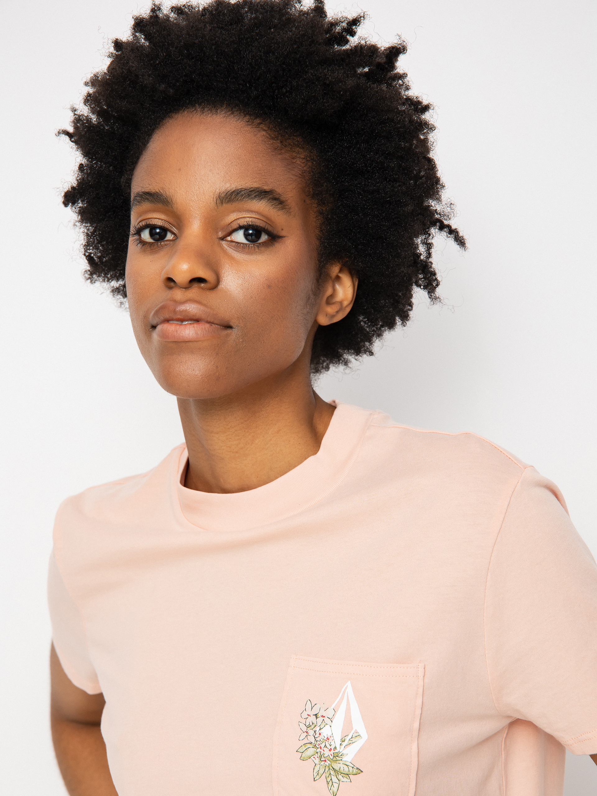 Volcom Pocket Dial T-shirt Wmn (hazey pink)