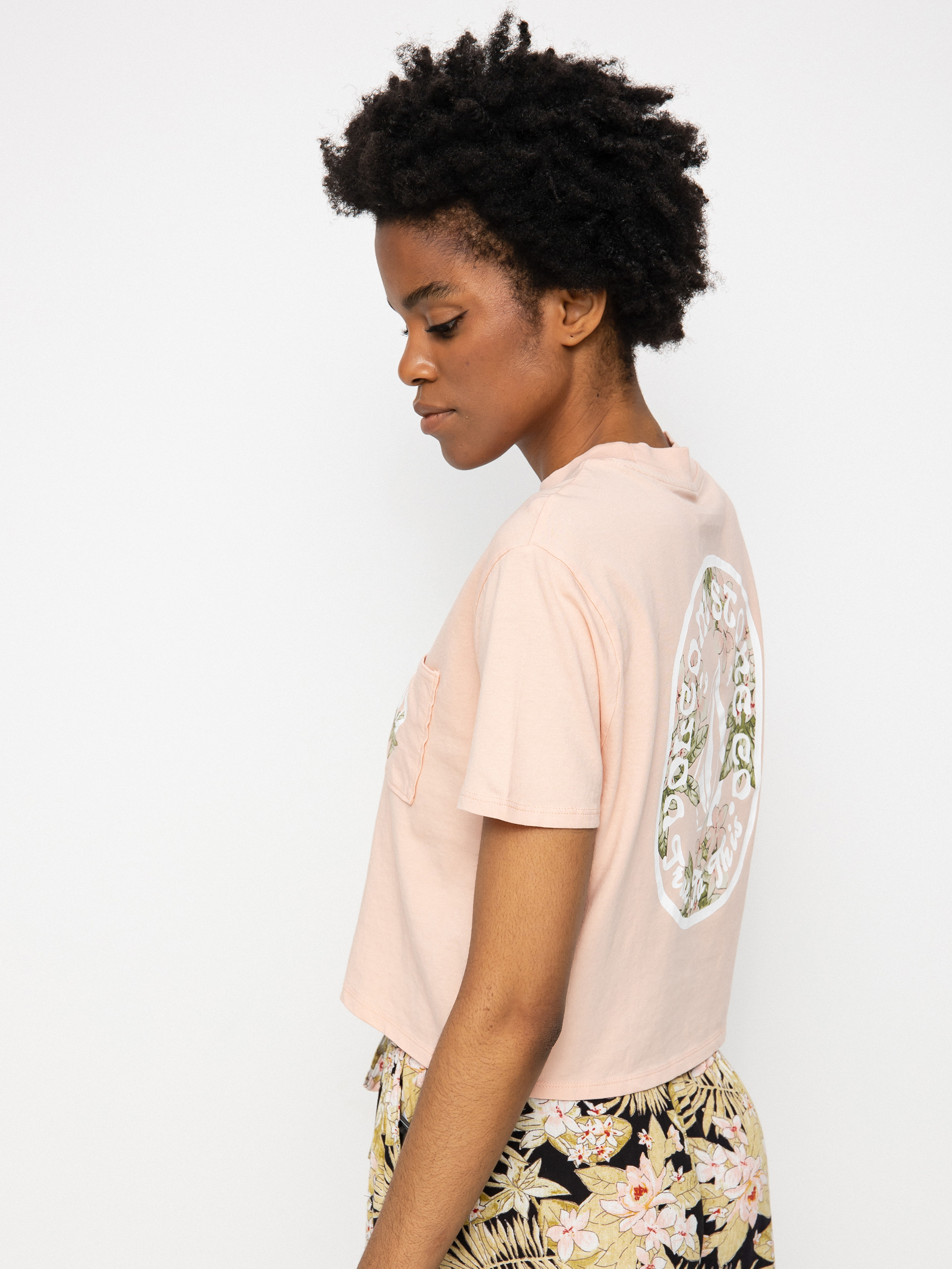 Volcom Pocket Dial T-shirt Wmn (hazey pink)