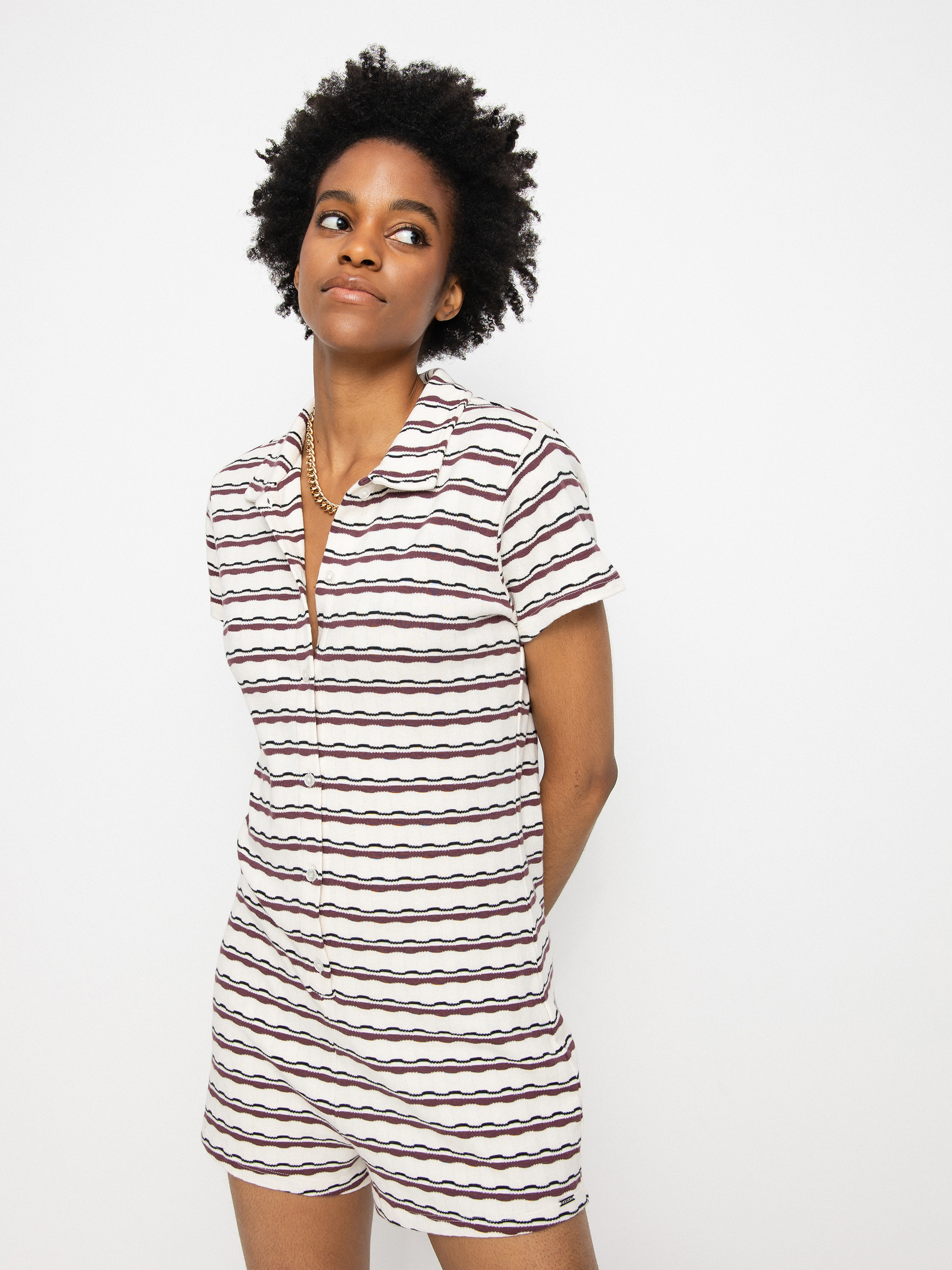 Volcom Coco Ho Romper Dress Wmn (star white)