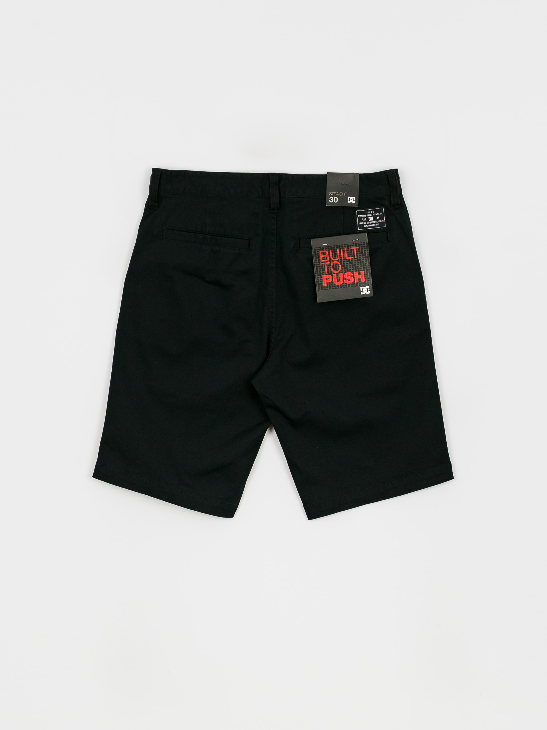 DC Worker Straight Chino Shorts (black)