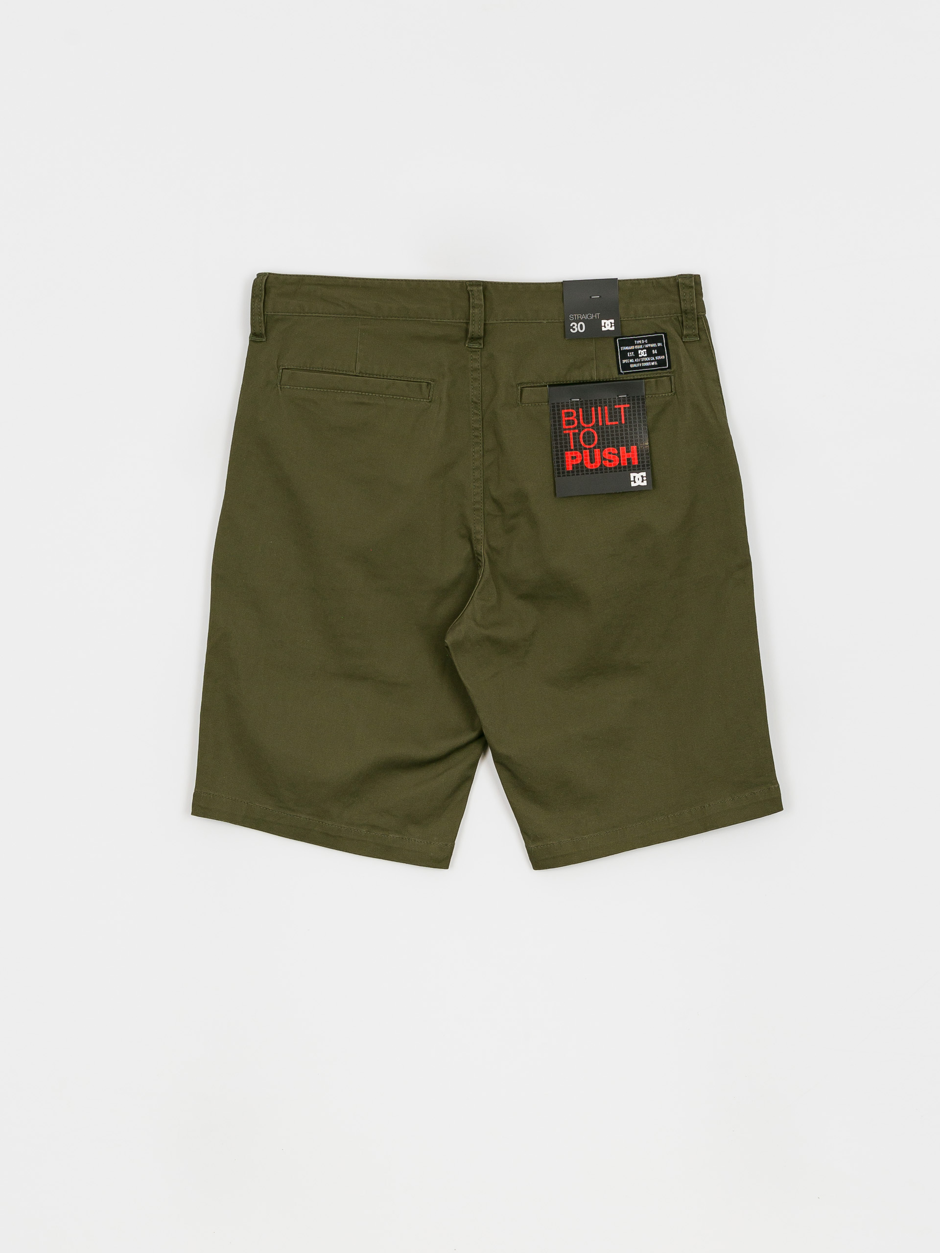DC Worker Straight Chino Shorts (ivy green)