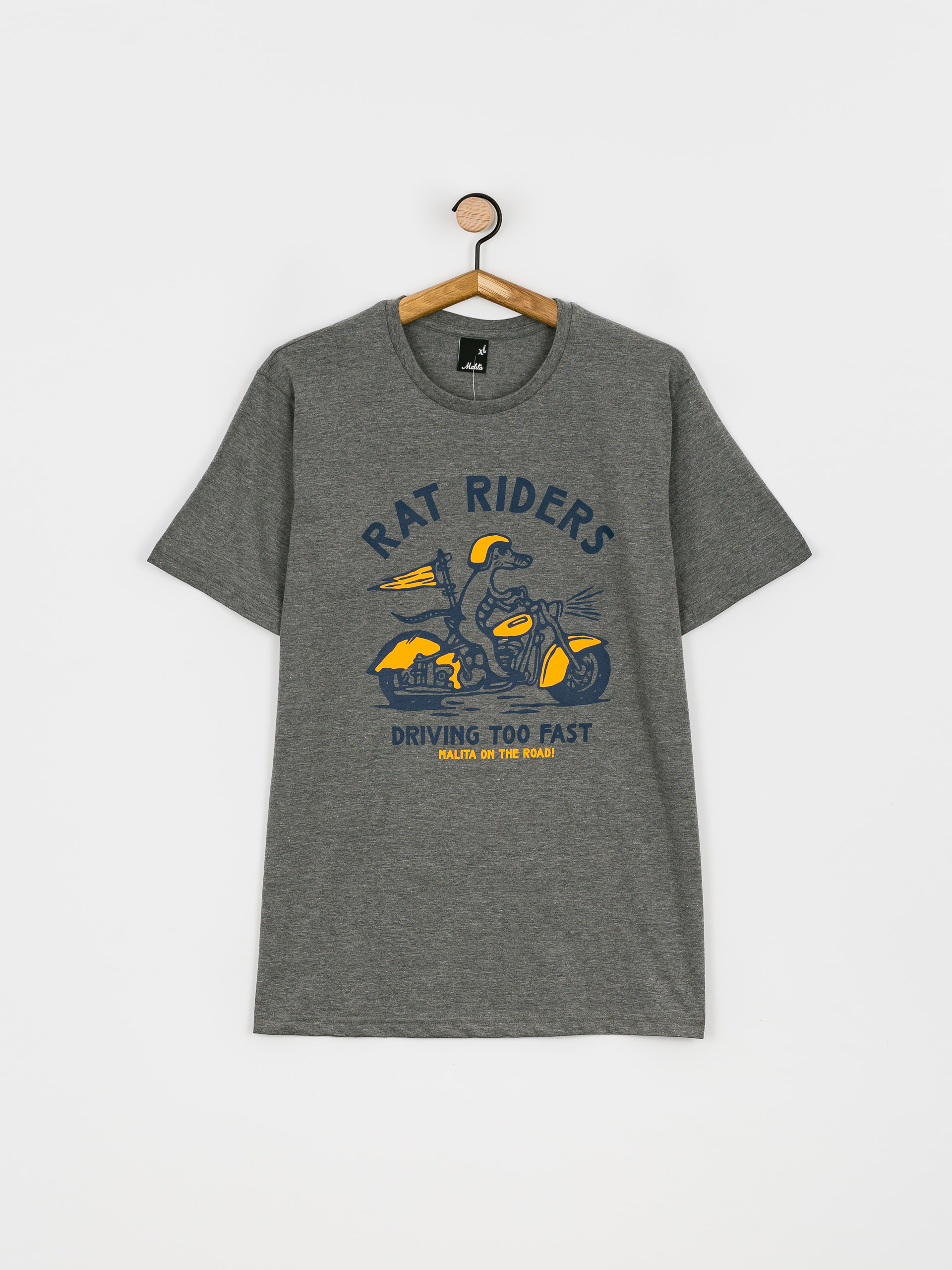Malita Rat Riders T-shirt (heather grey)