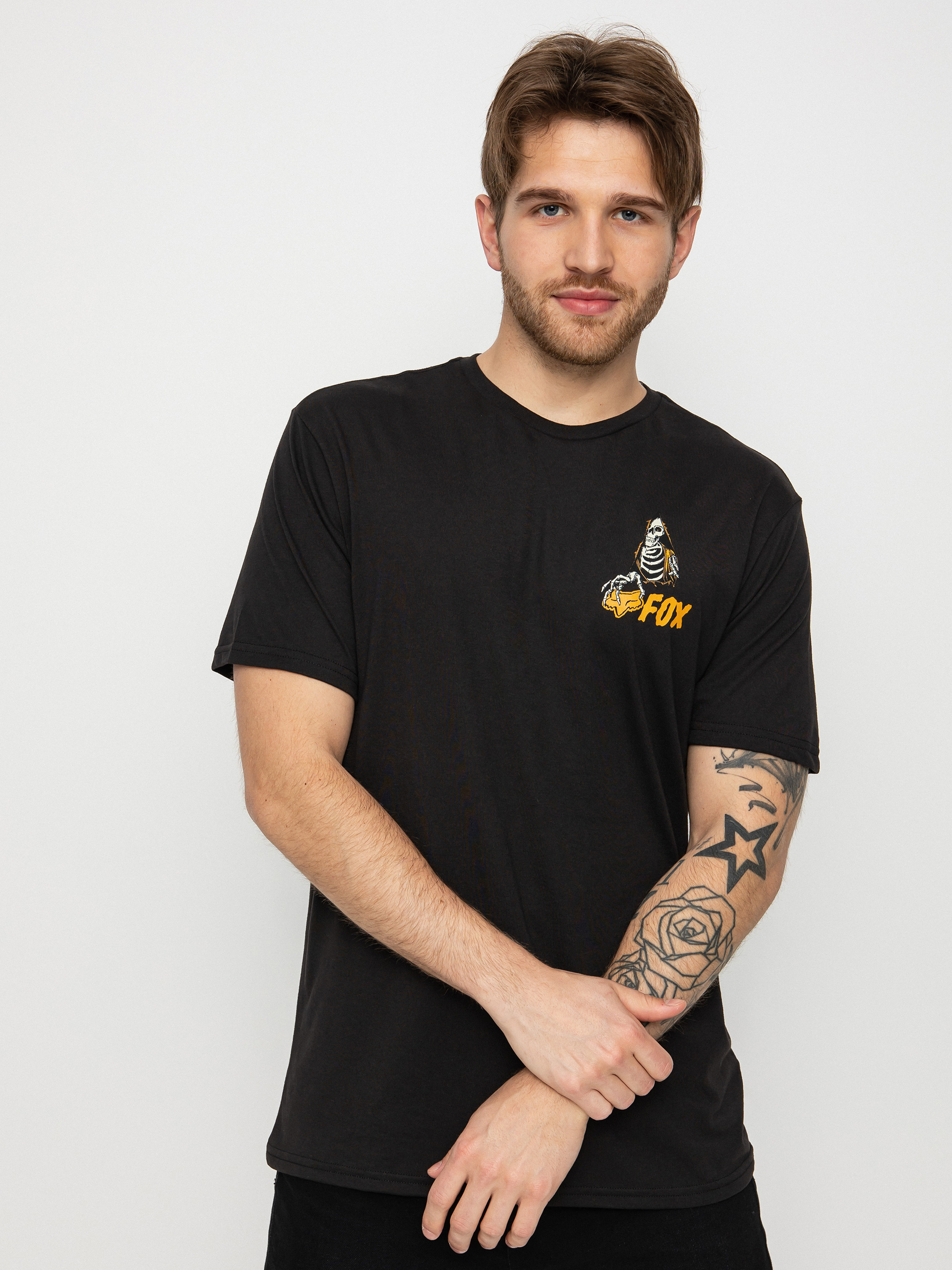 Fox In Sequence T-shirt (blk)
