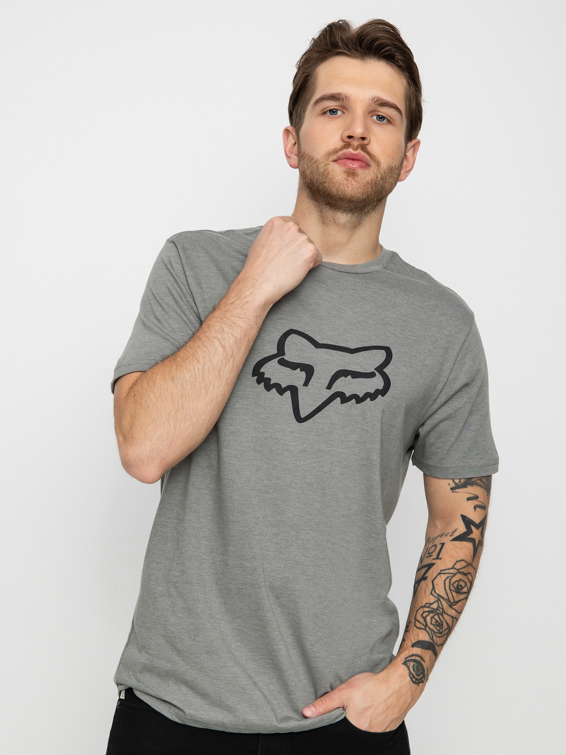 Fox Legacy Head T-shirt (htr graph)