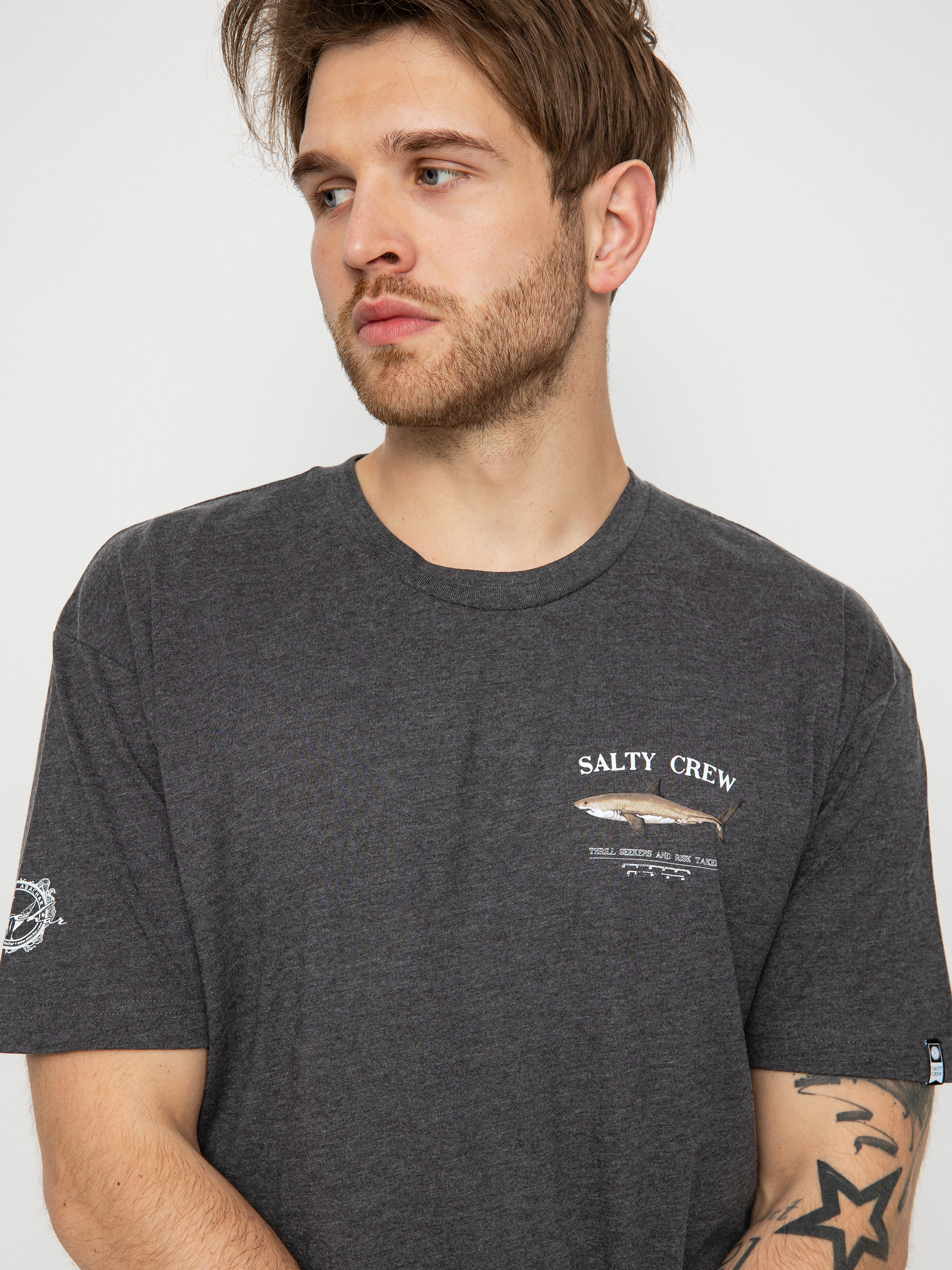 Salty Crew Bruce Tshirt (charcoal heather)