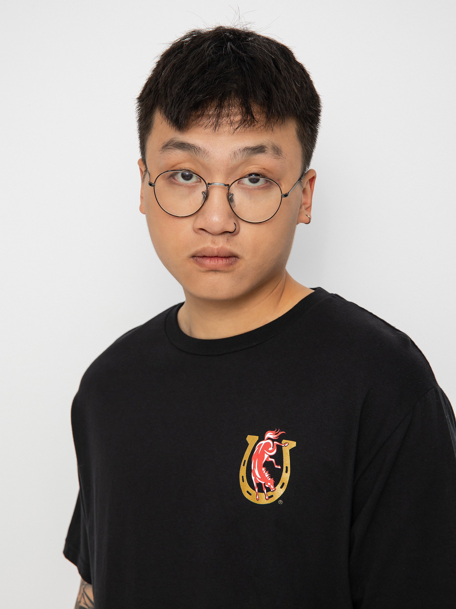 Etnies Colt 45 Horseshoe T-shirt (black)