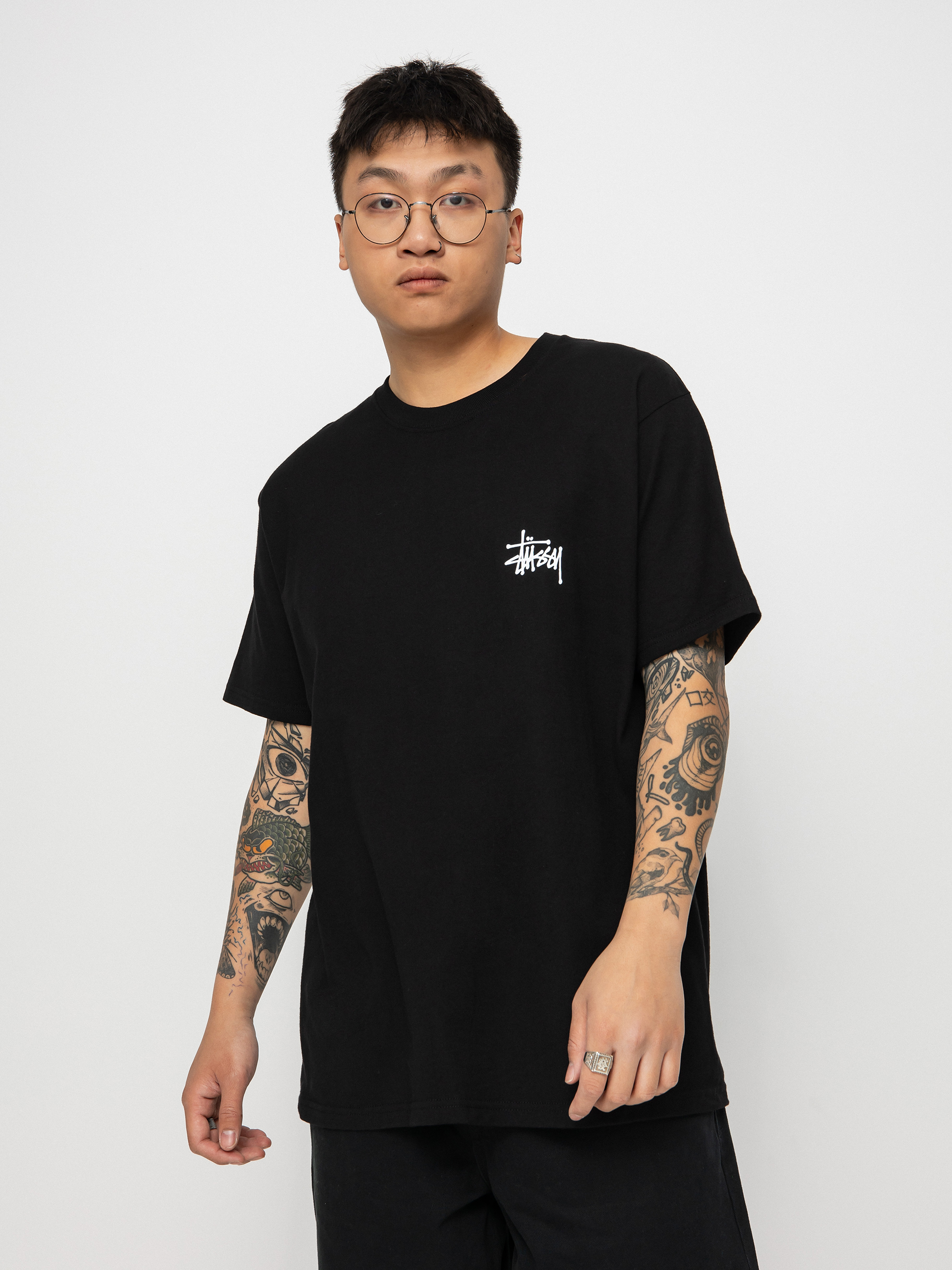 Stussy Basic T-shirt - black (black)