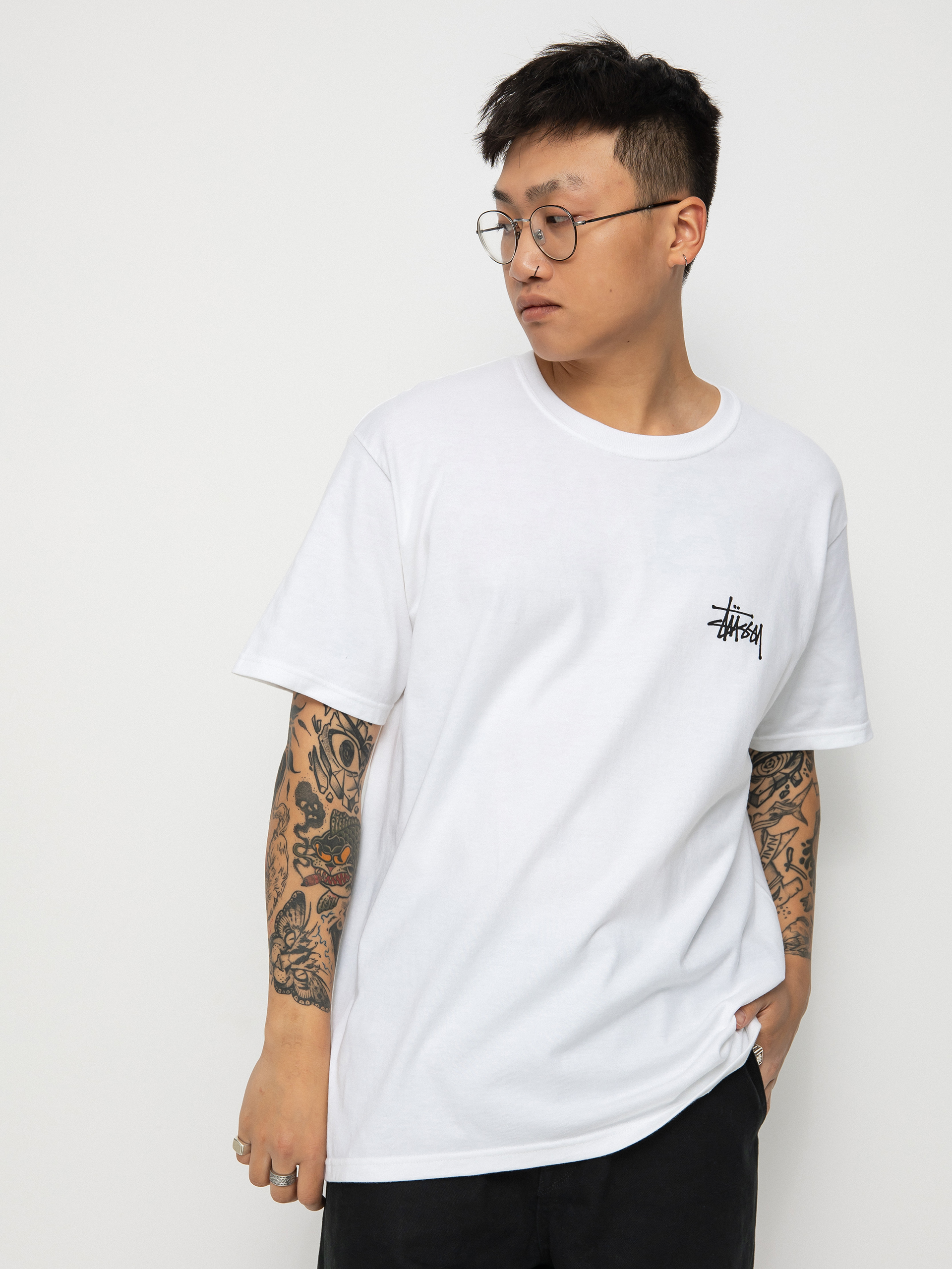 Stussy Basic T-Shirt (white)