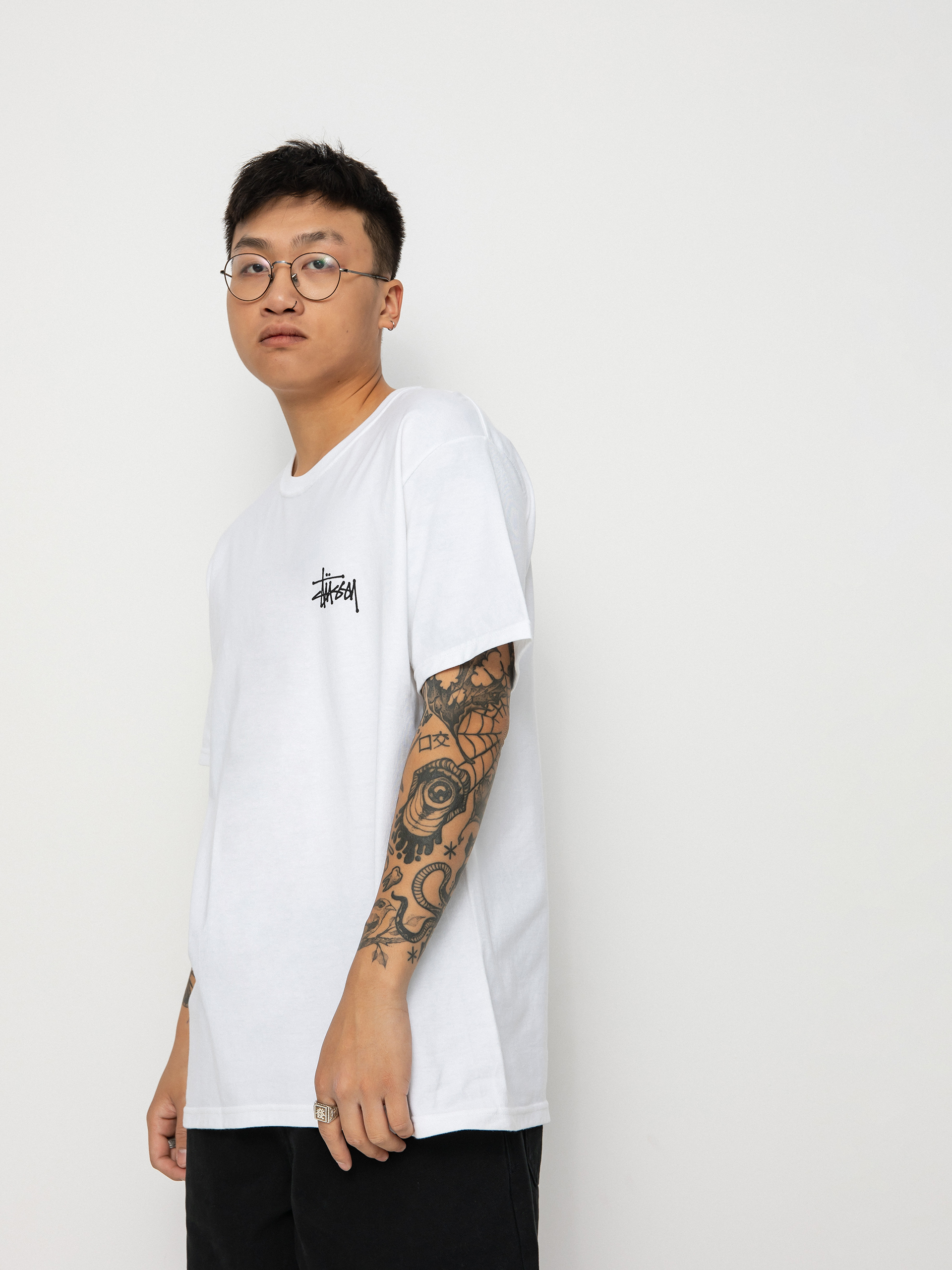 Stussy Basic T-shirt - white (white)