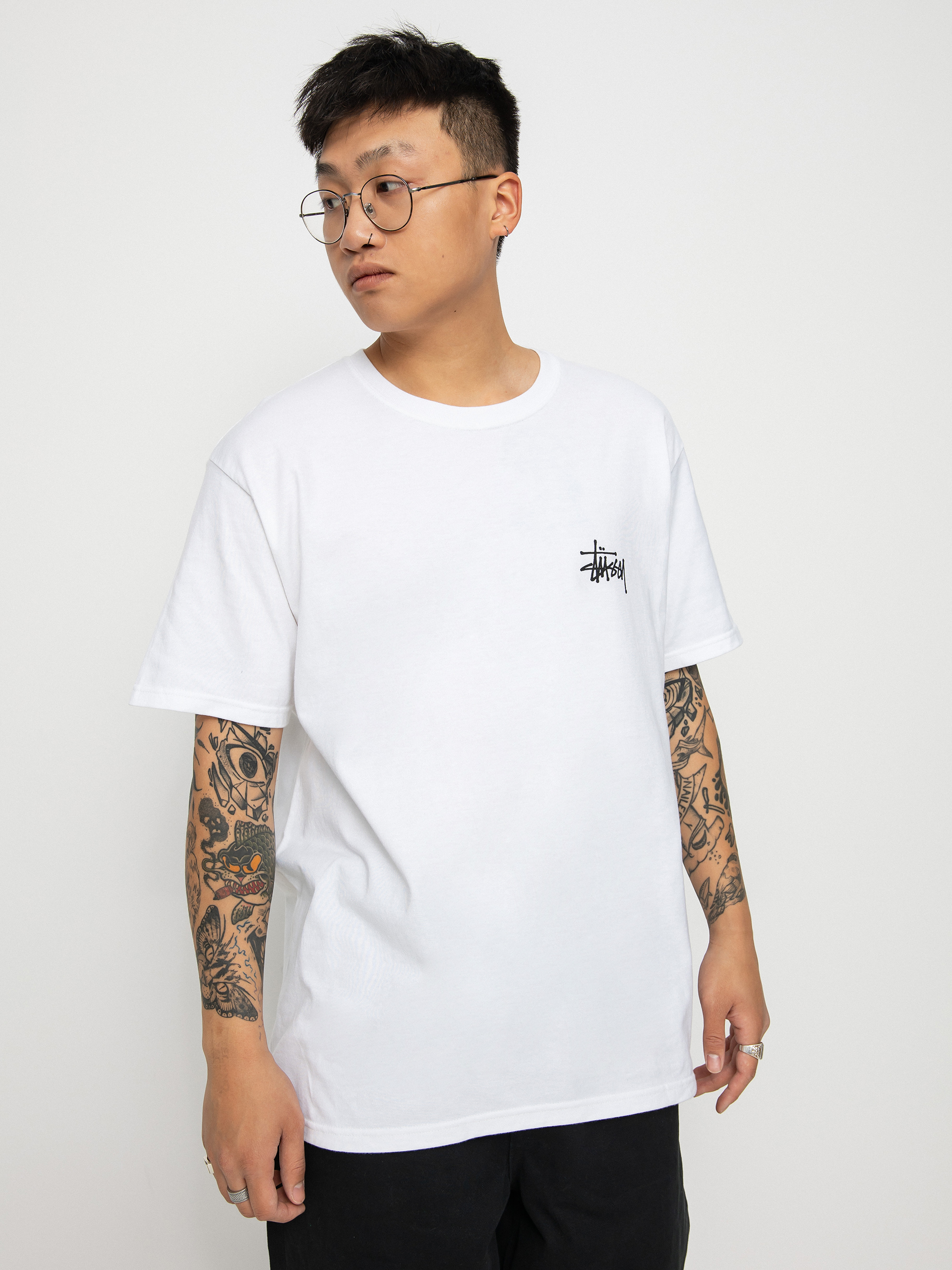 Stussy Basic T-Shirt (white)