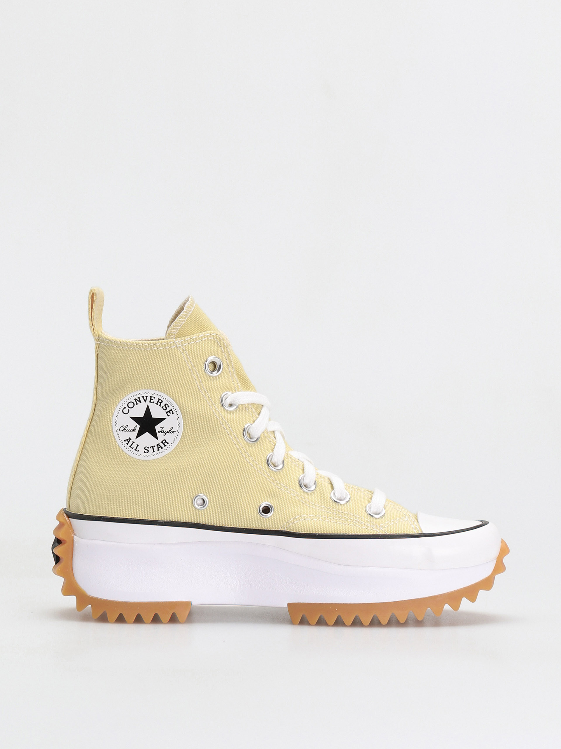 Converse Run Star Hike Hi Shoes (lemon drop/black/white)