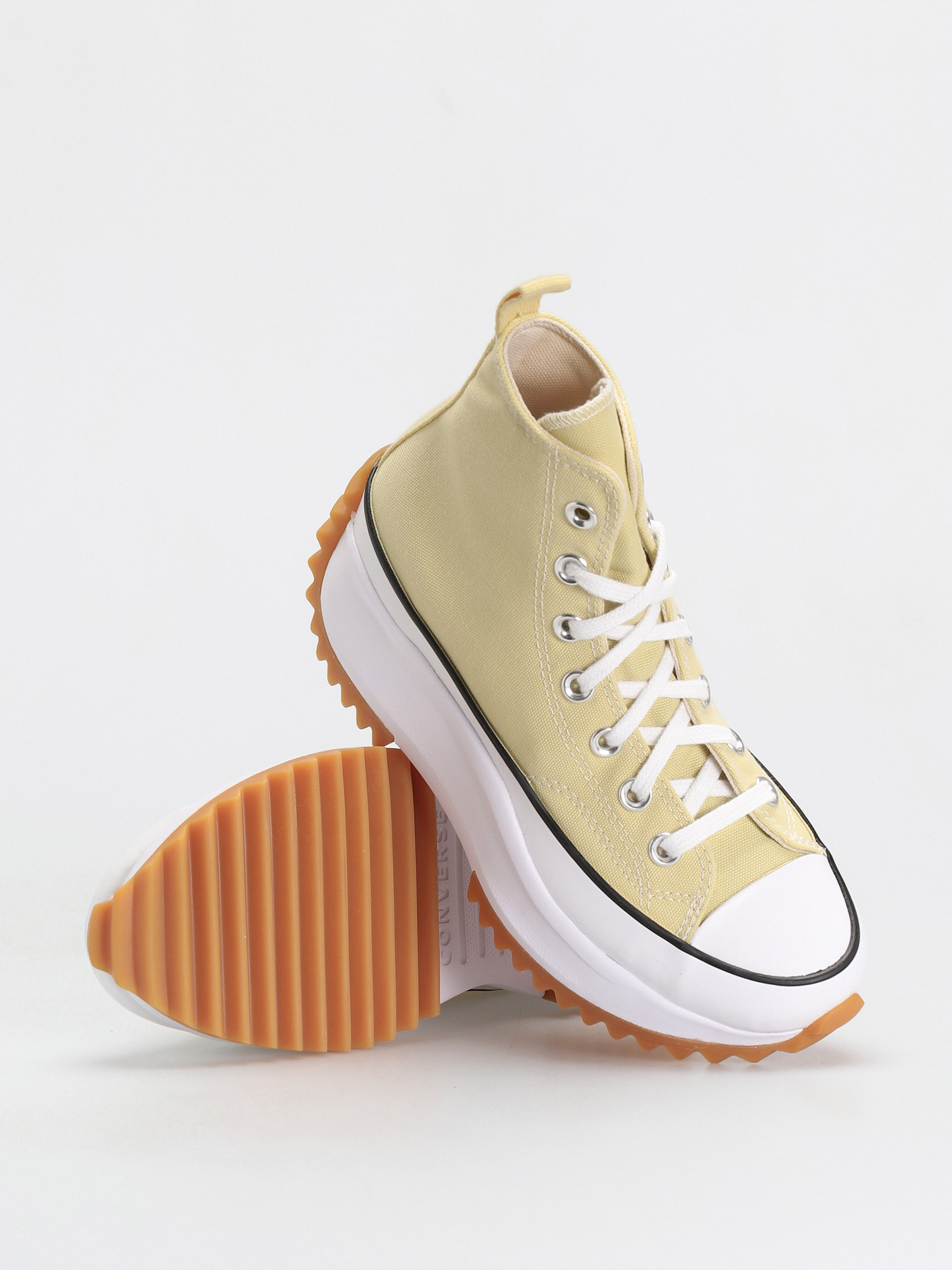 Converse Run Star Hike Hi Shoes yellow (lemon drop/black/white)