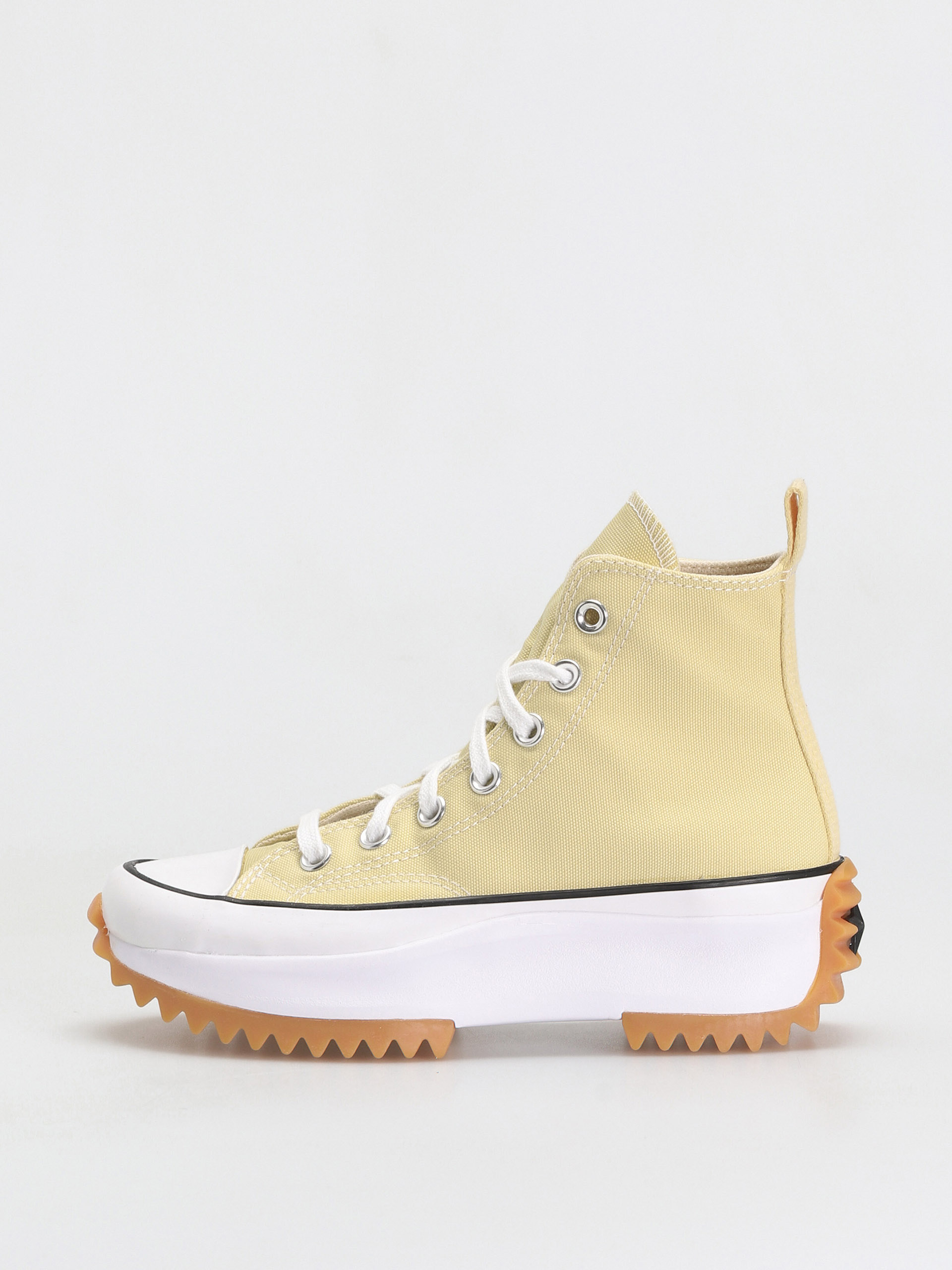 Converse Run Star Hike Hi Shoes (lemon drop/black/white)