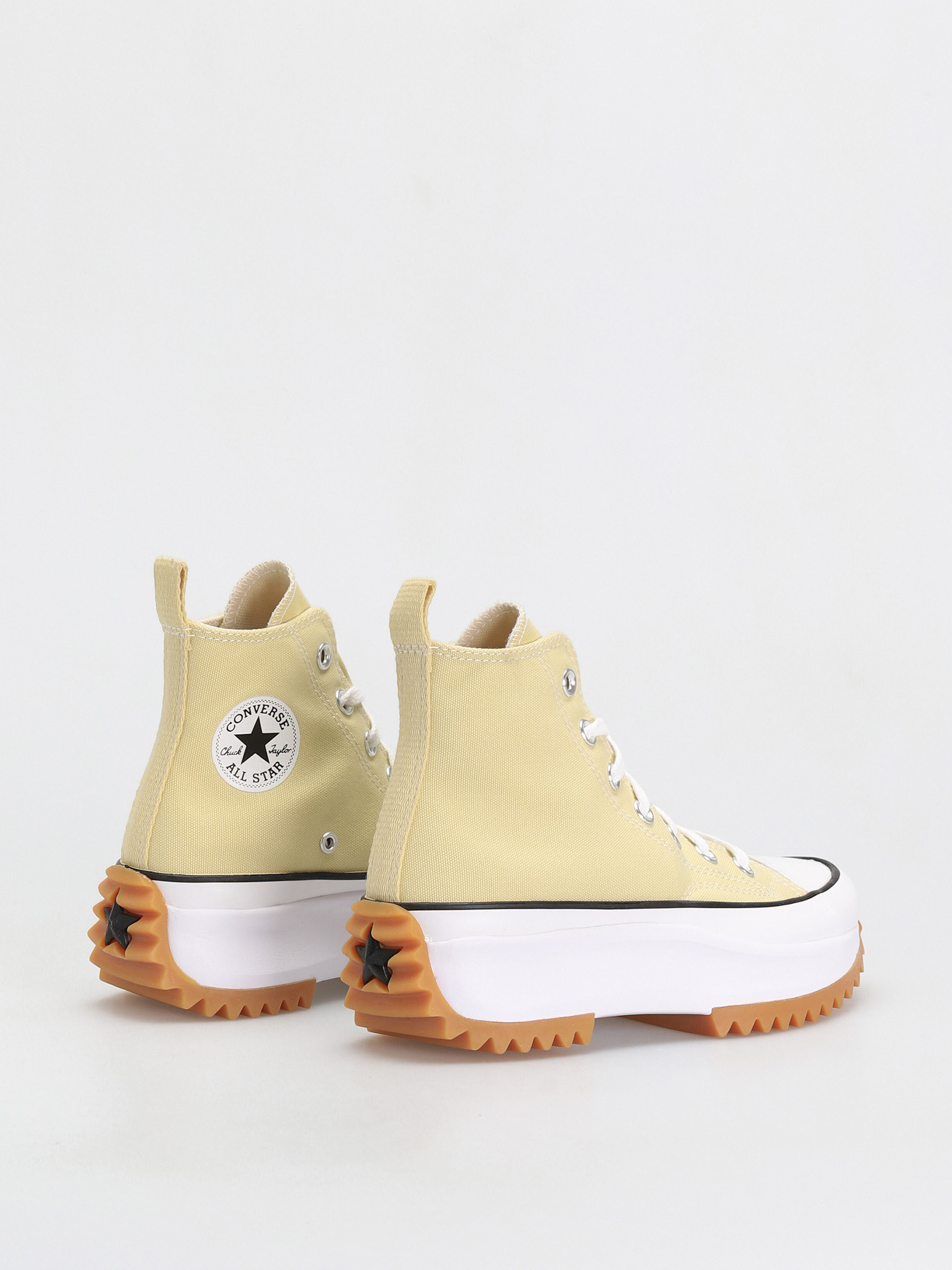 Converse Run Star Hike Hi Shoes (lemon drop/black/white)