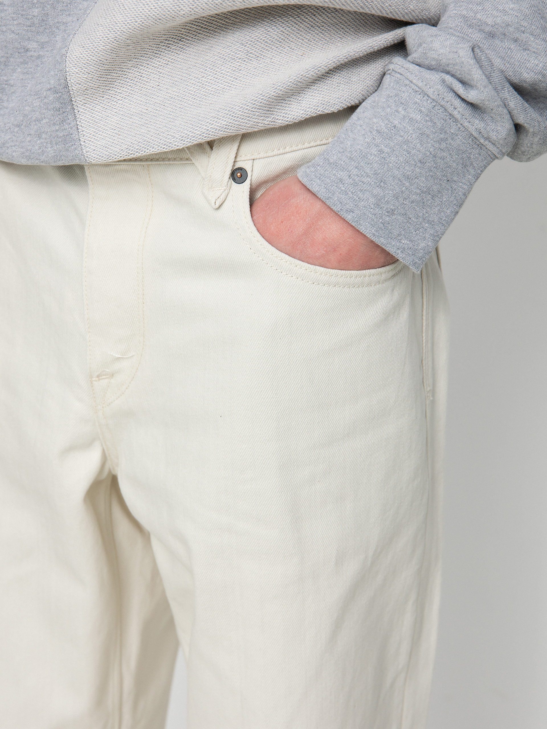 Volcom Modown Tapered Denim Hose (whitecap grey)