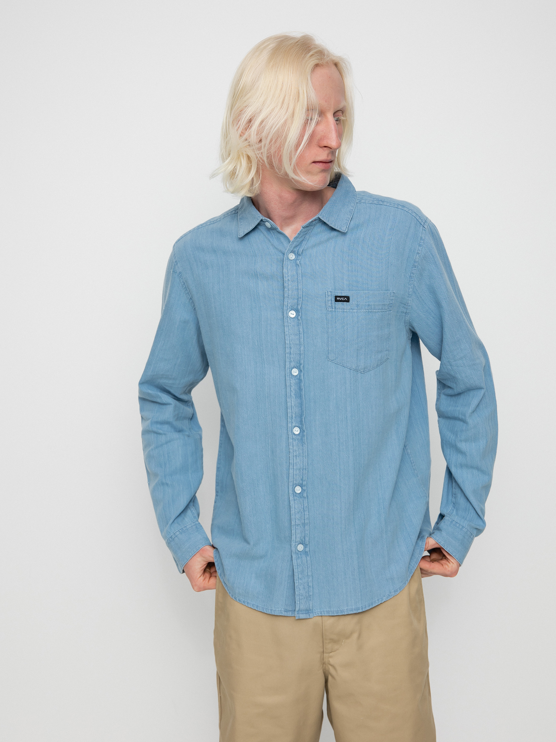 RVCA Harbour Ls Shirt (denim)