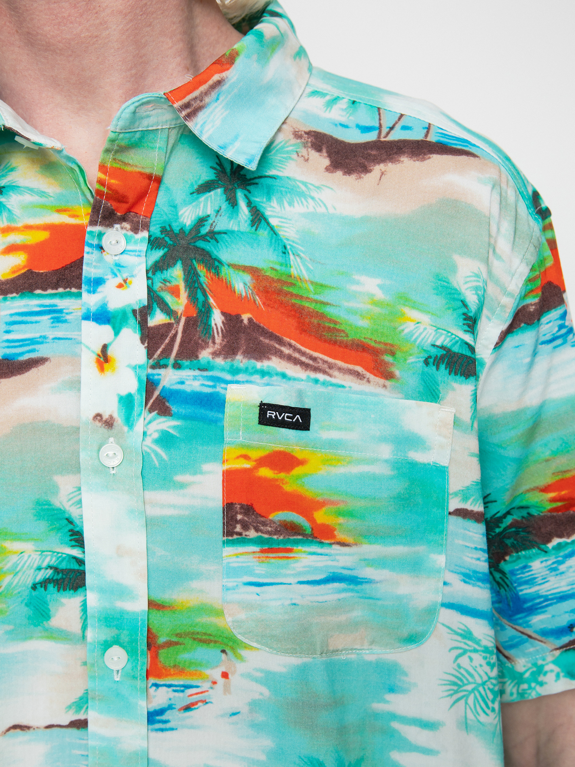 RVCA Paradiso Hemd (teal)