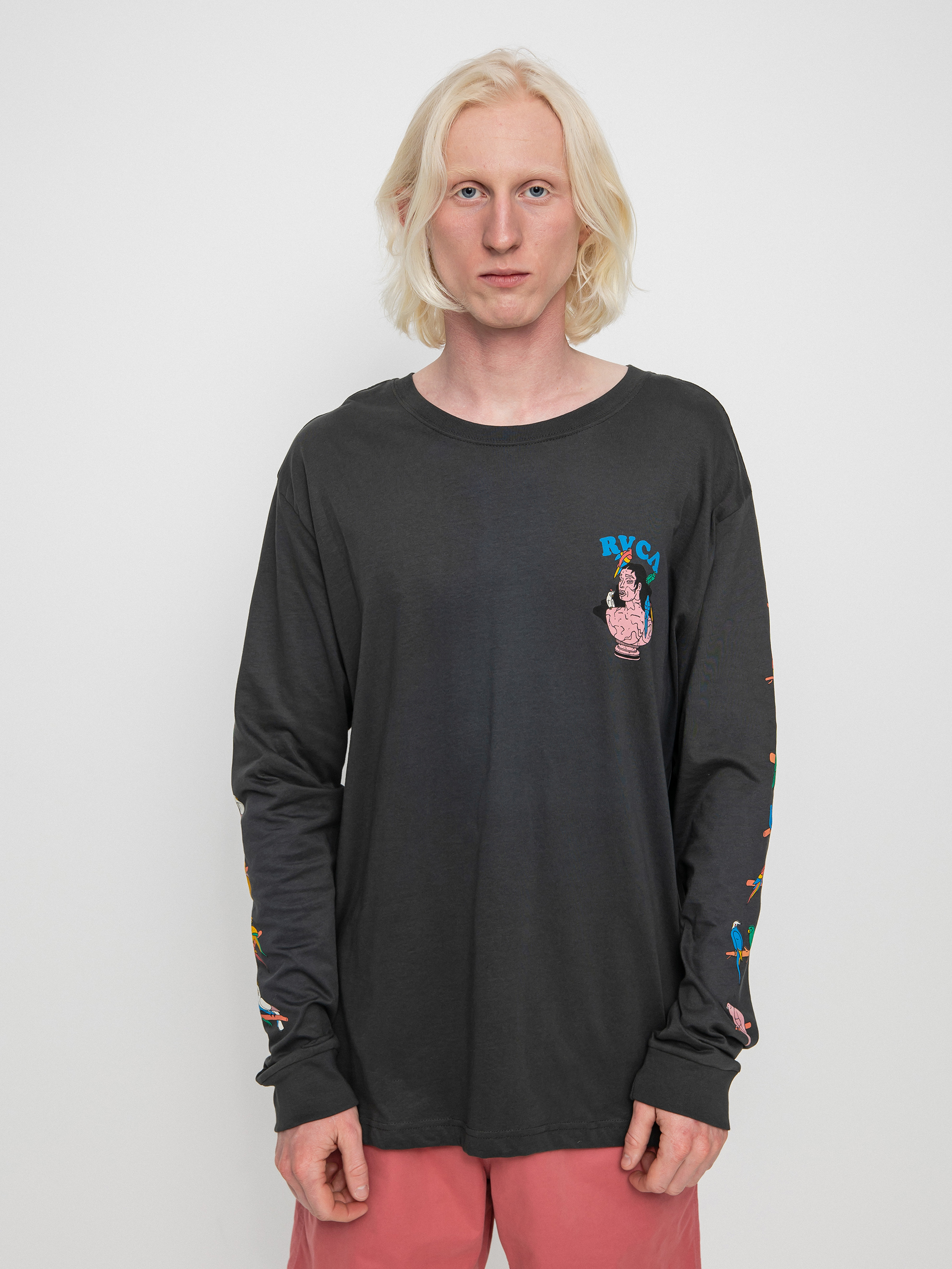 RVCA Parrot Ice Longsleeve (pirate black)