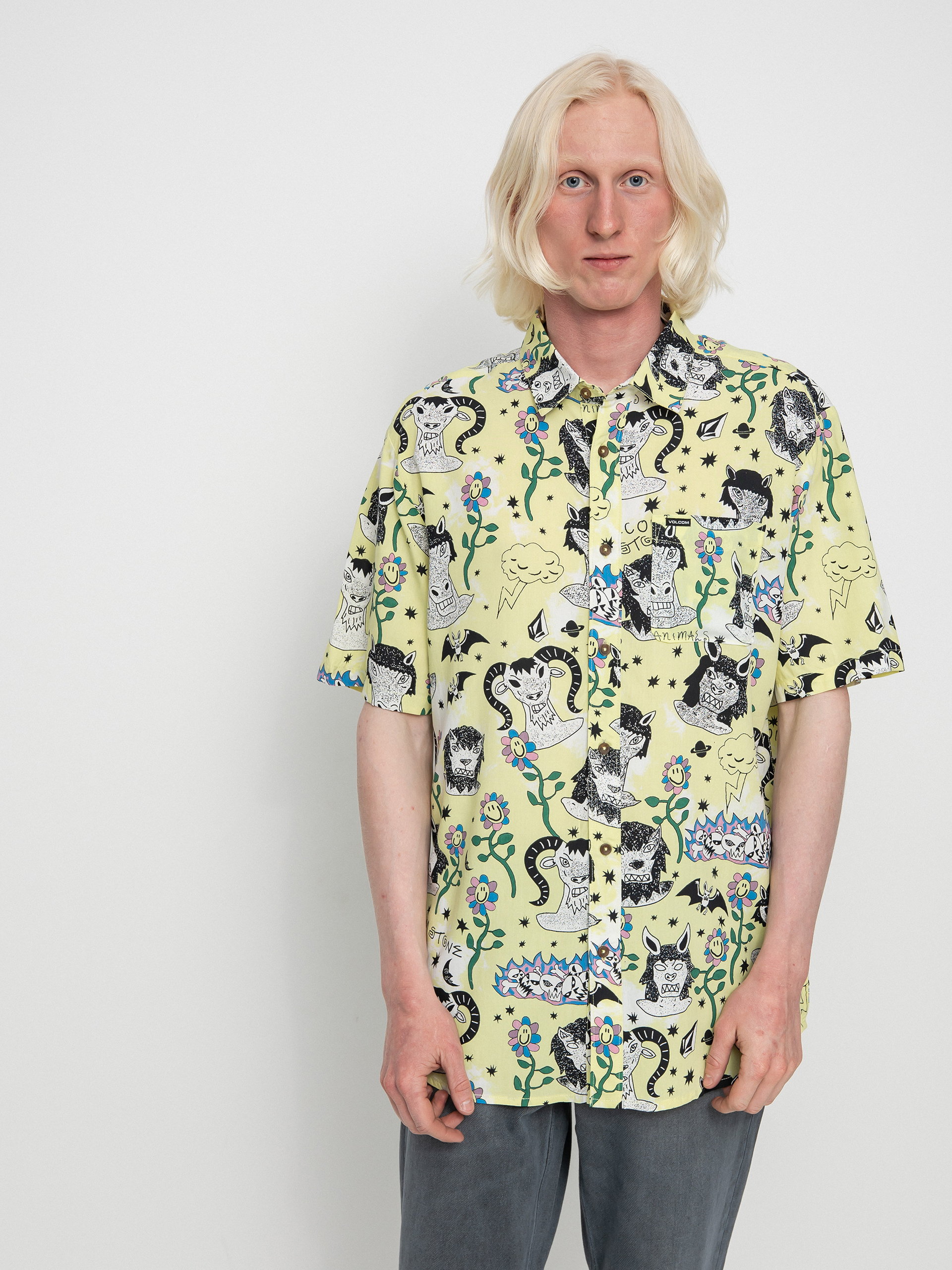 Volcom Surf Vitals Ozzy Woven Hemd (glimmer yellow)