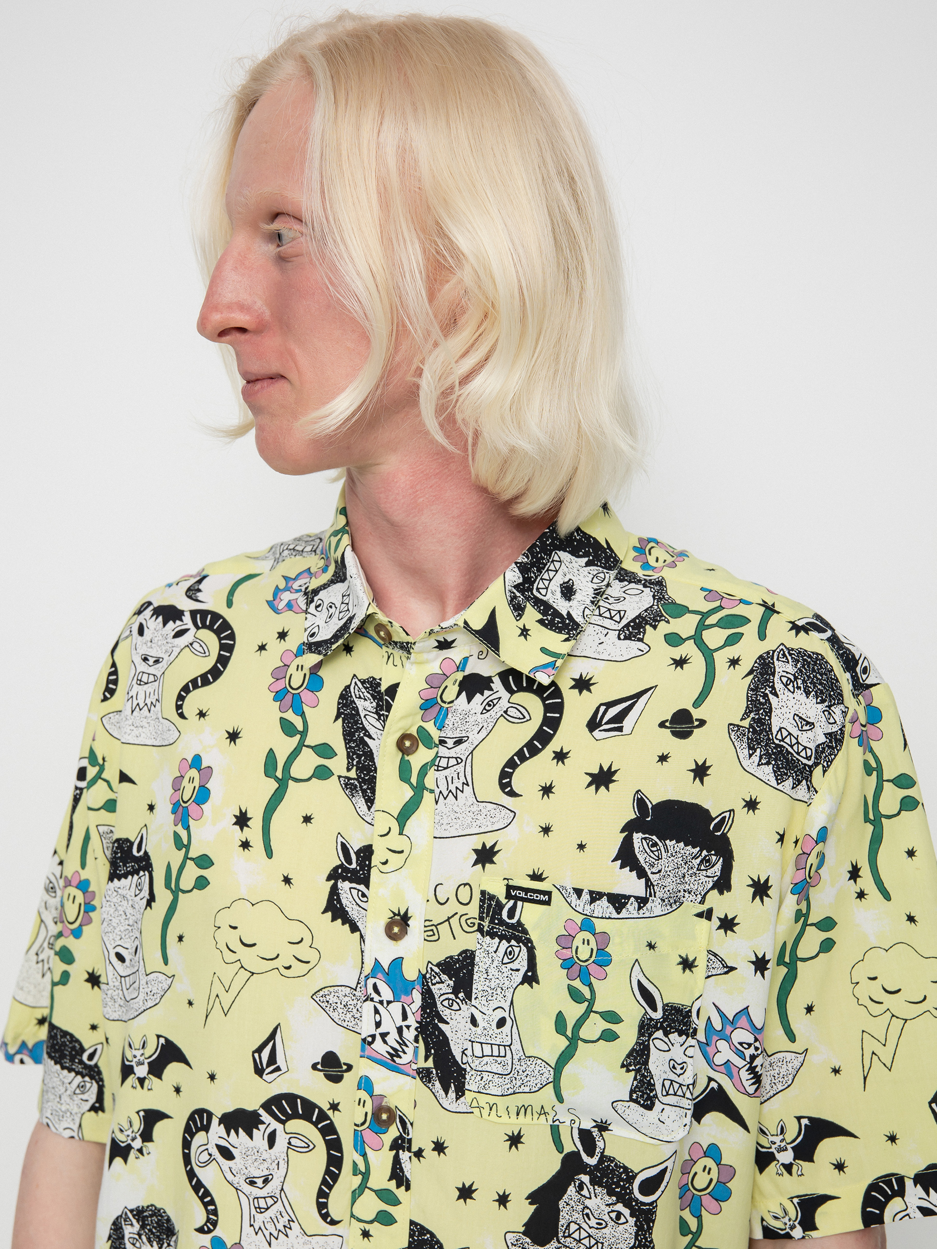 Volcom Surf Vitals Ozzy Woven Hemd (glimmer yellow)