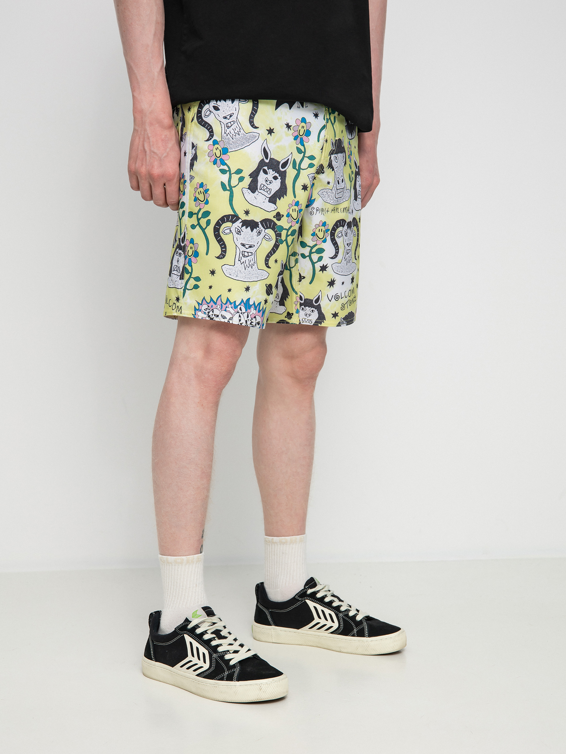 Volcom Surf Vitals Ozzy Stoney 19 Boardshorts (glimmer yellow)