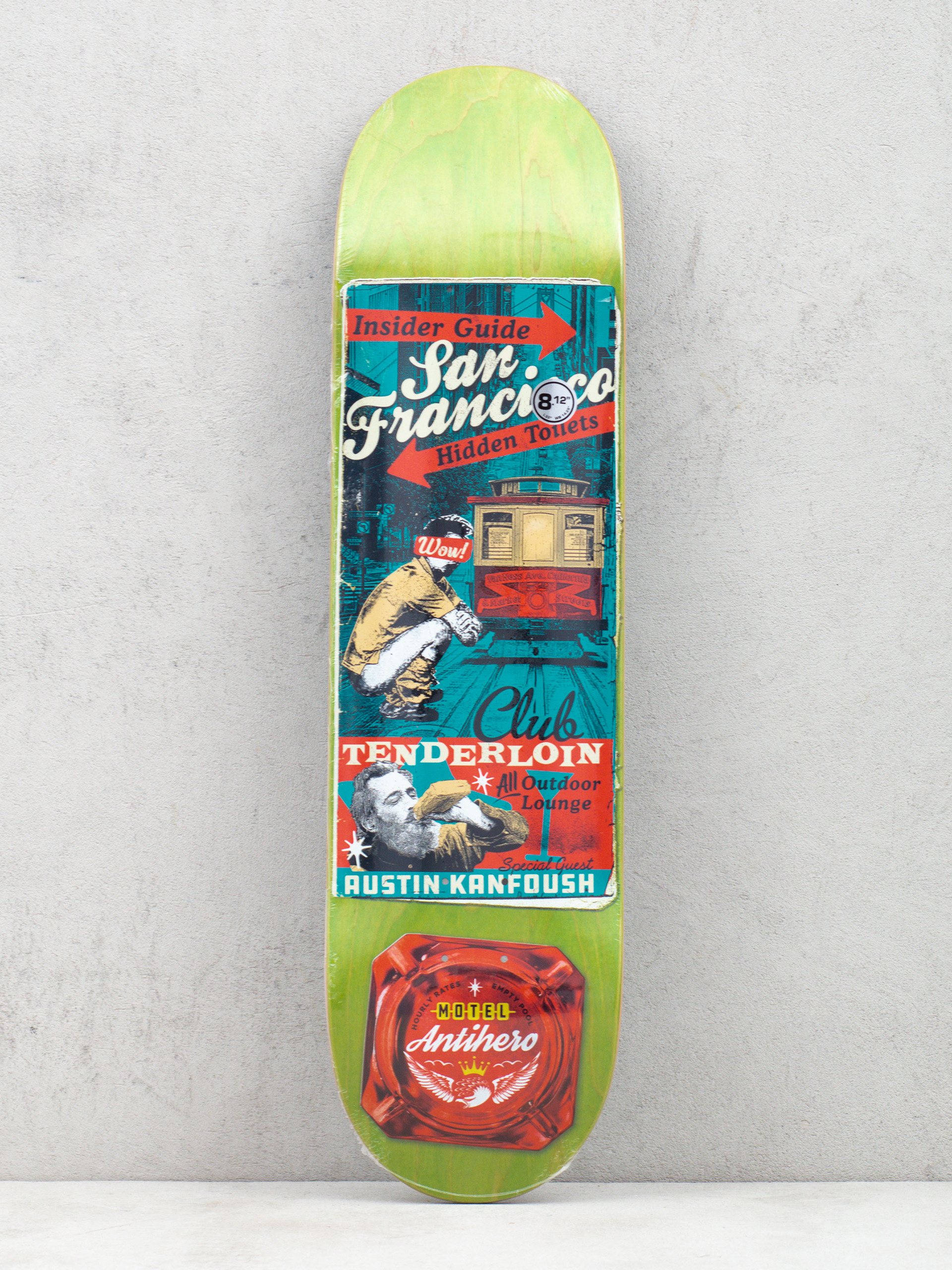 Antihero Kanfoush Motel Deck (light green)
