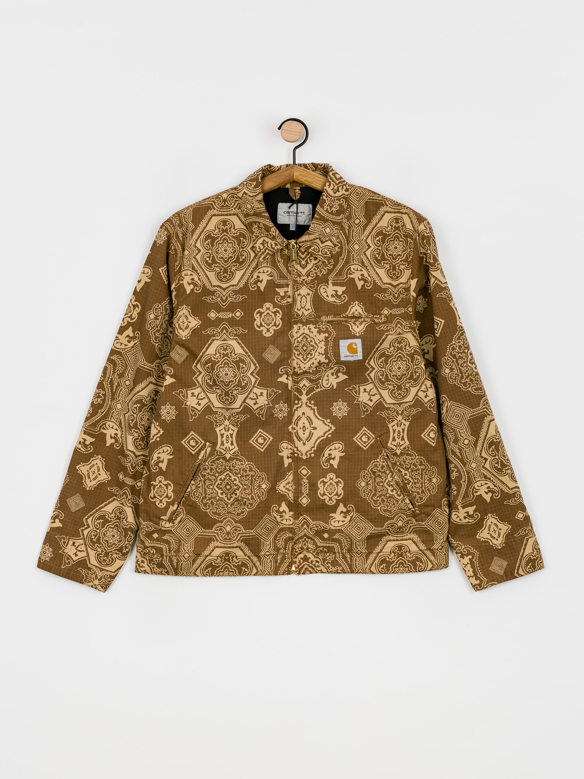Carhartt WIP Detroit Jacke (verse print/hamilton brown)